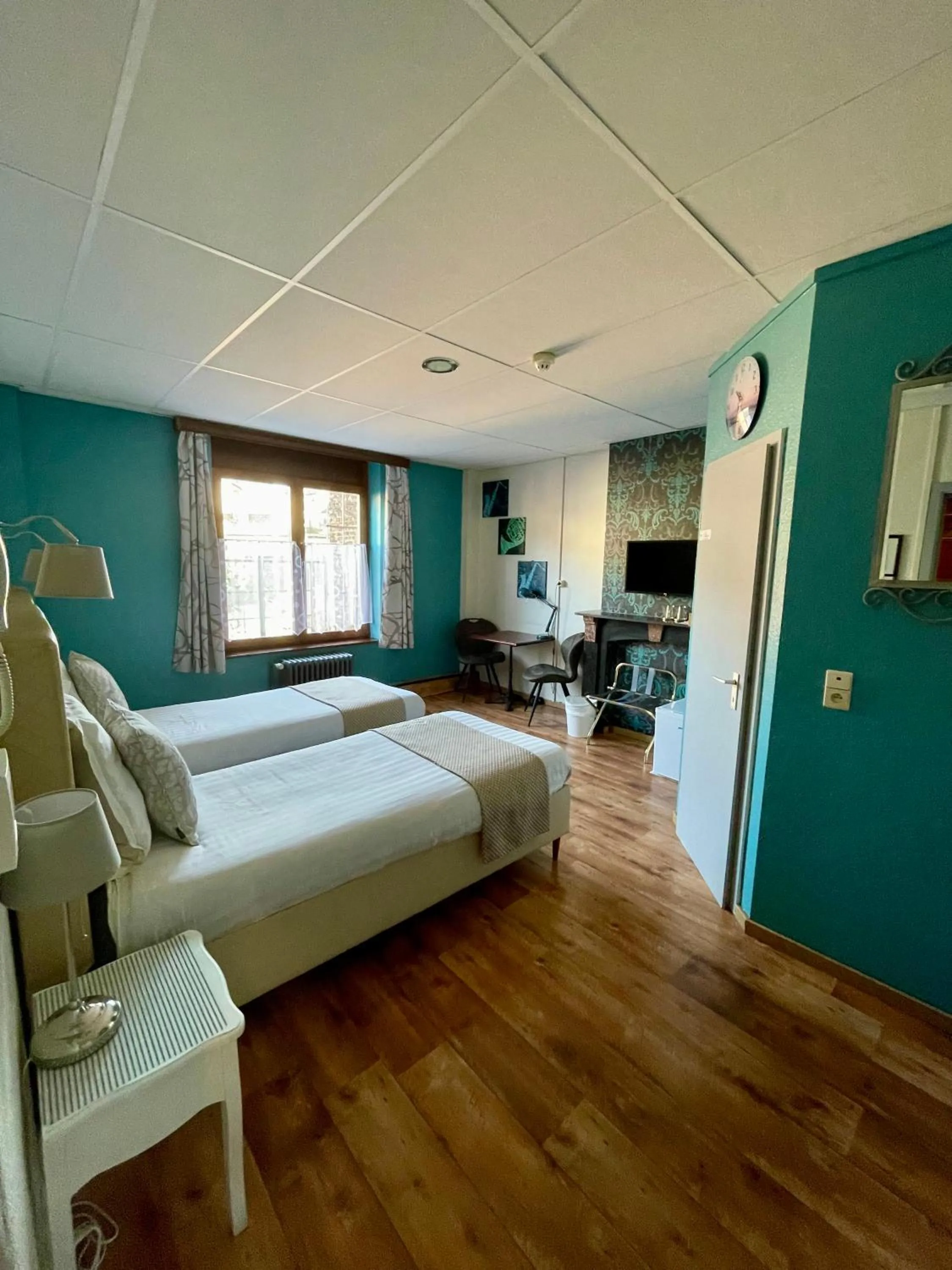 Bed in Hotel Des Ardennes