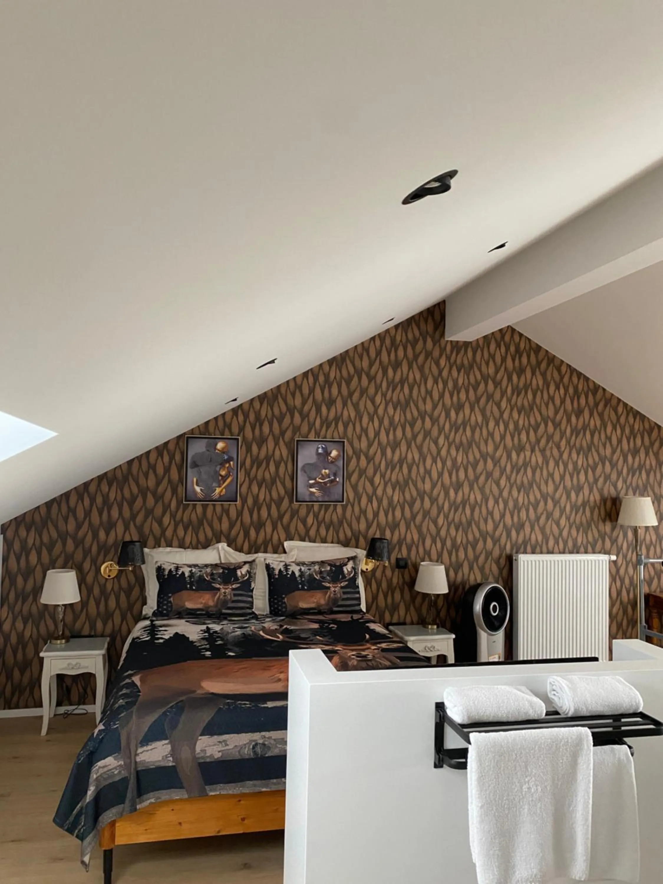 Bed in Hotel Des Ardennes