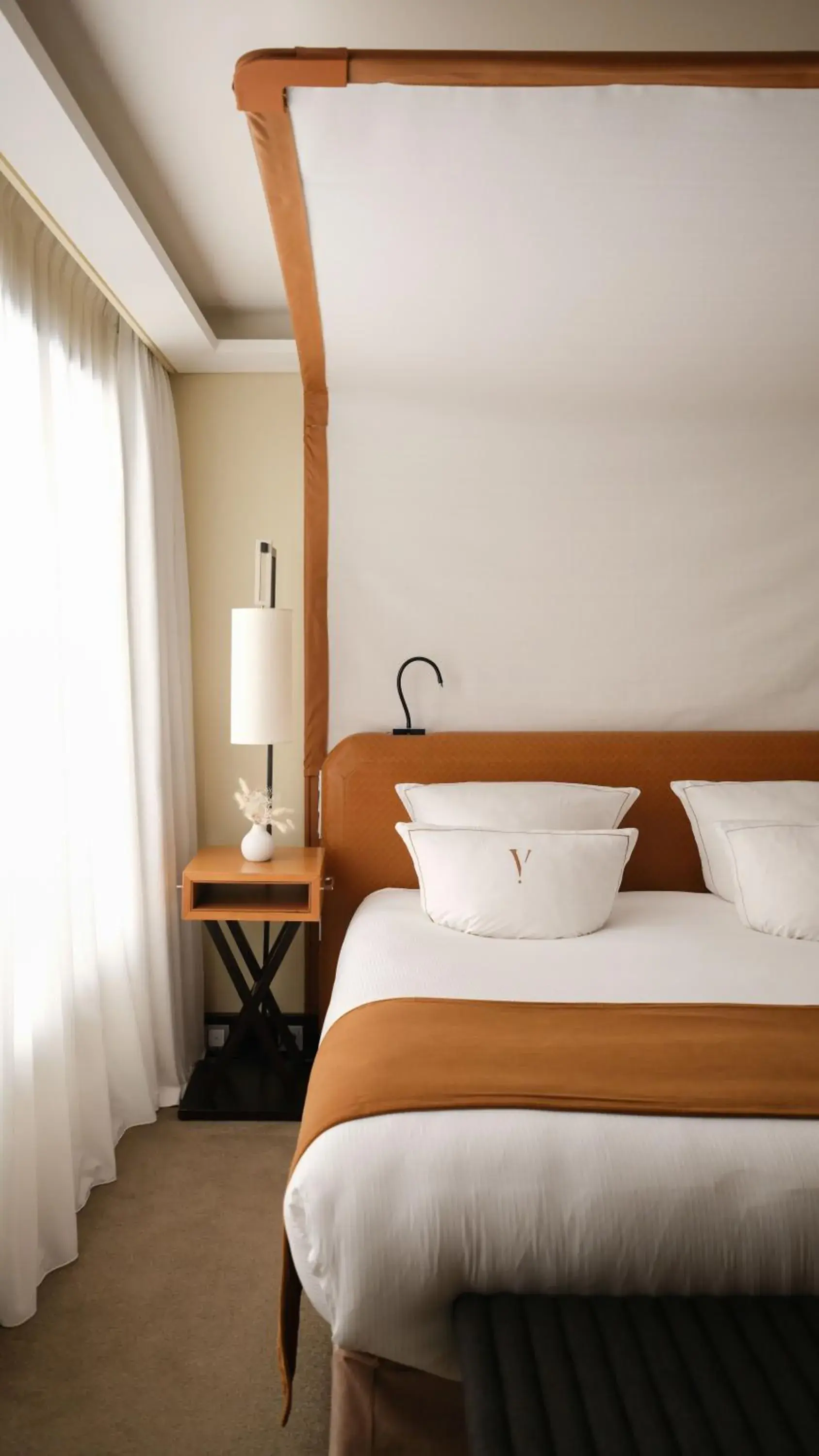 Bed in Five Seas Cannes, a Member of Design Hotels™ Bed in Five Seas Cannes, a Member of Design Hotels™