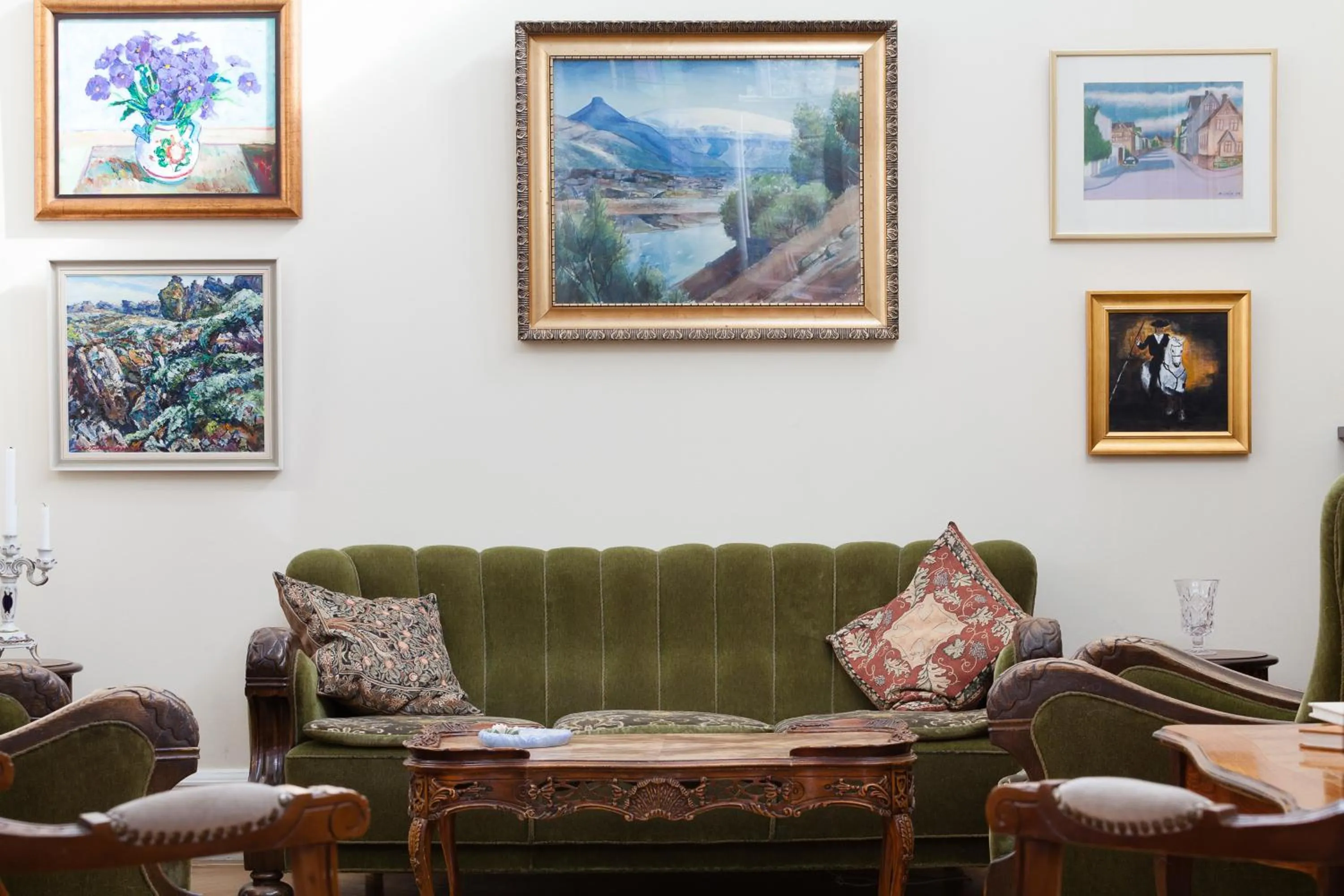 Lobby or reception in Guesthouse Galtafell