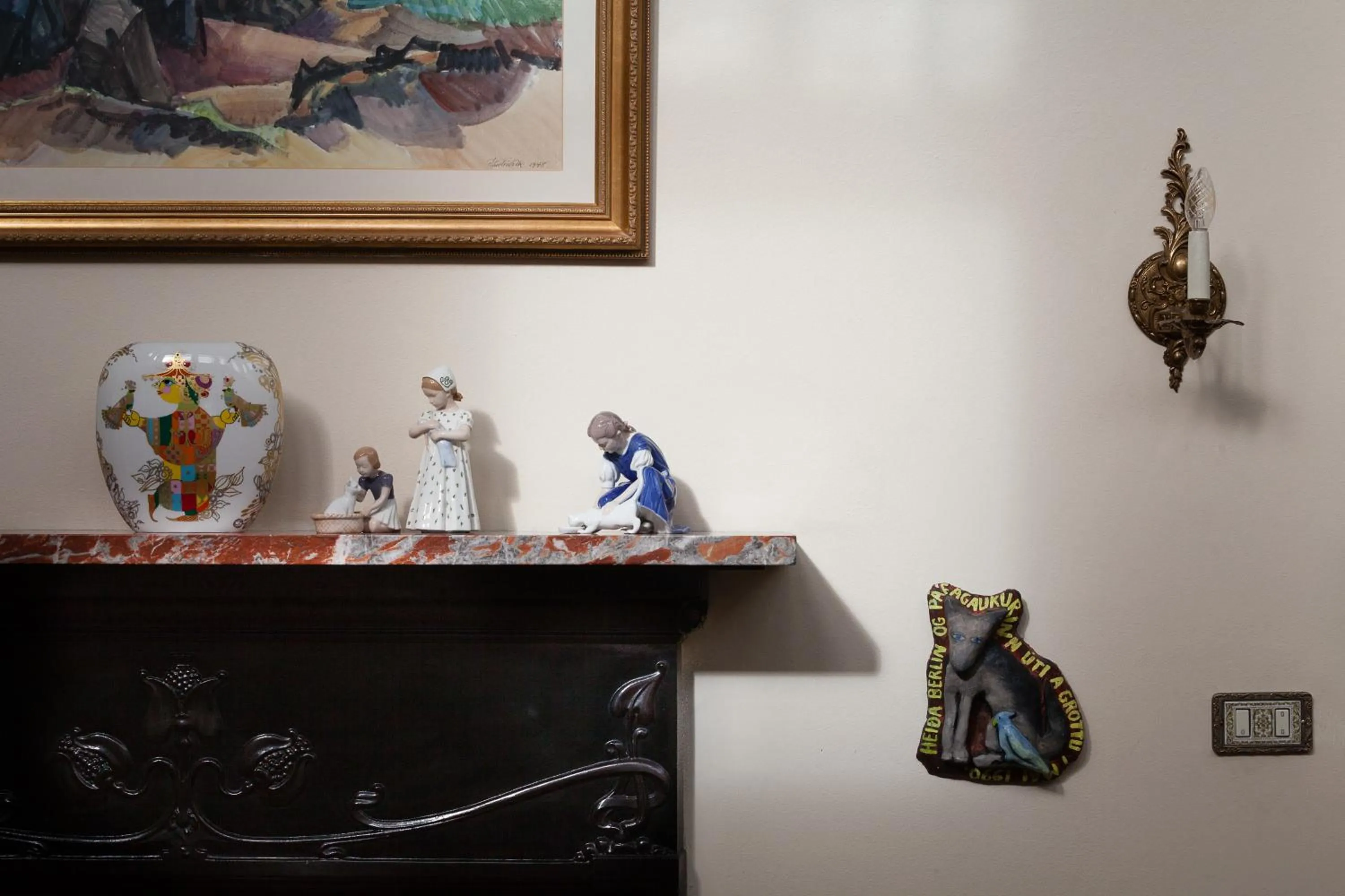 Decorative detail in Guesthouse Galtafell