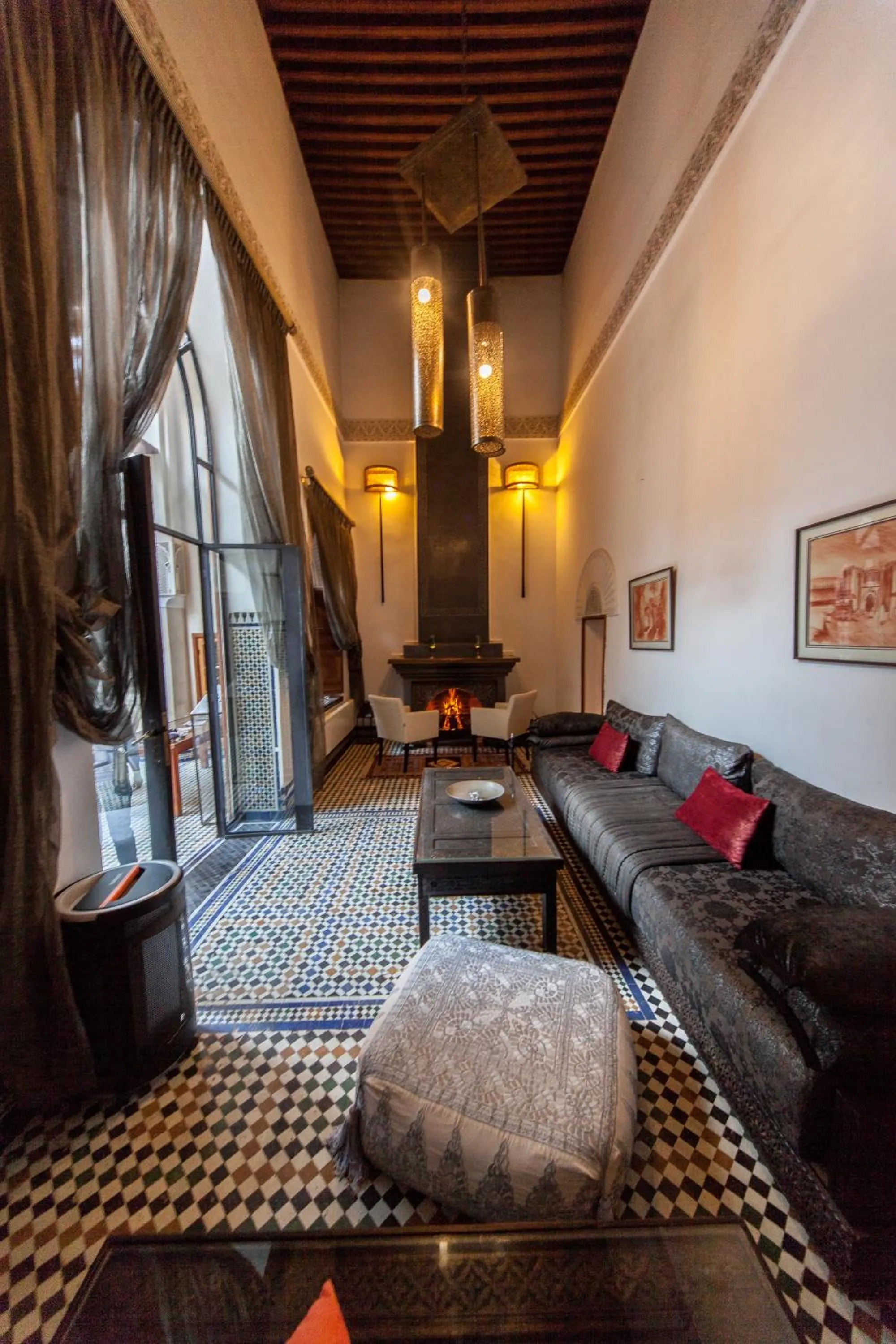 Seating area in Riad Said