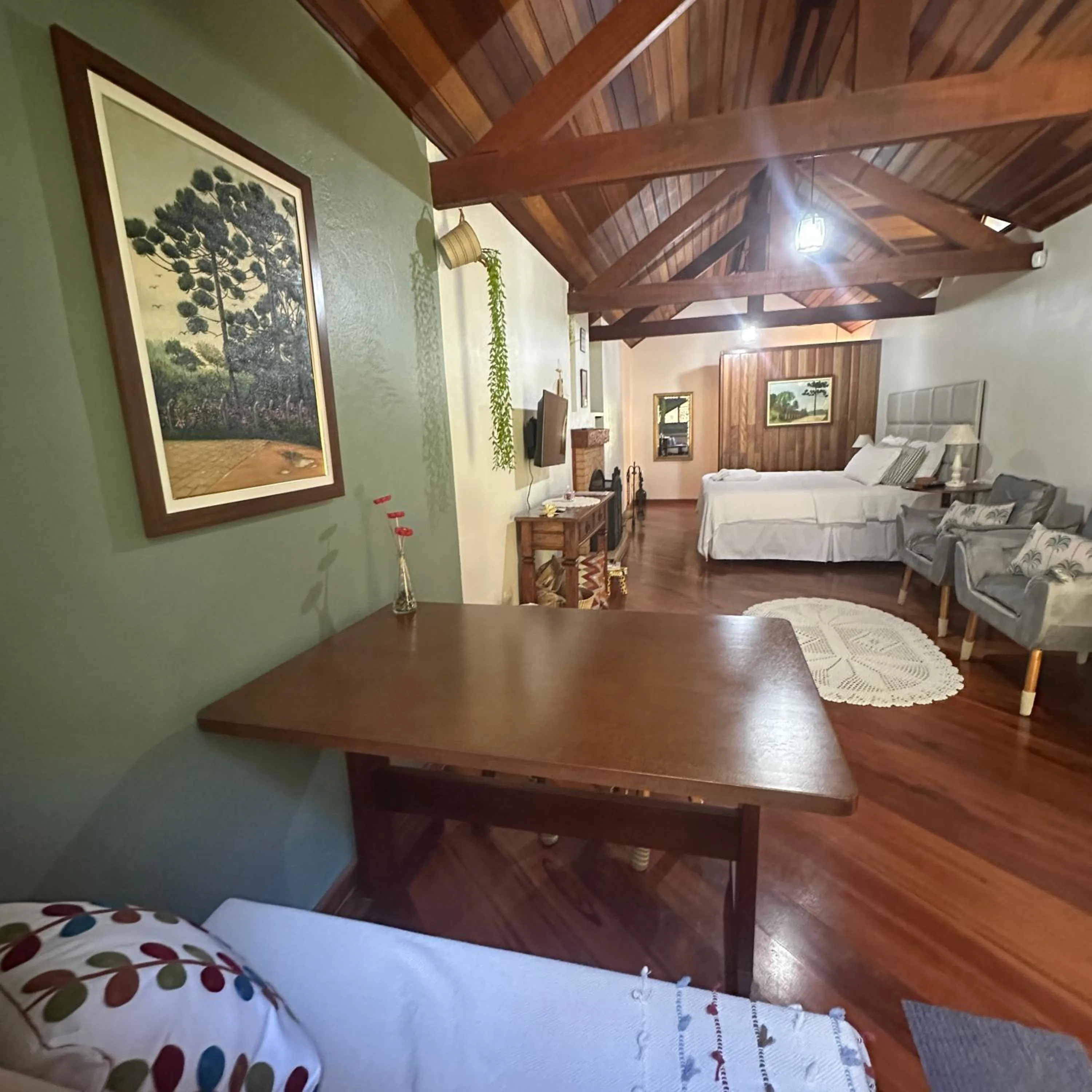 Bed in Capricho da Natureza Pousada