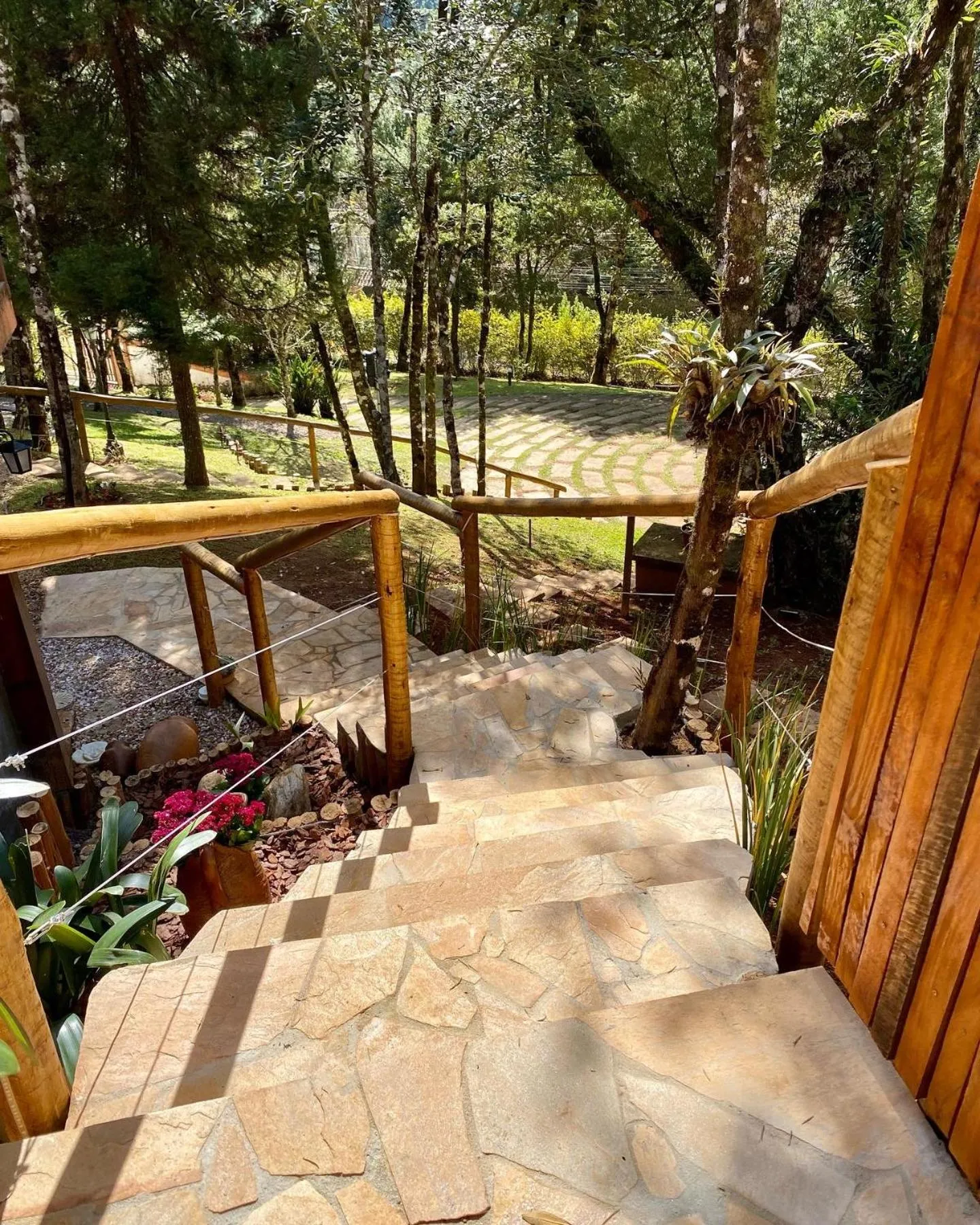 Garden view in Capricho da Natureza Pousada