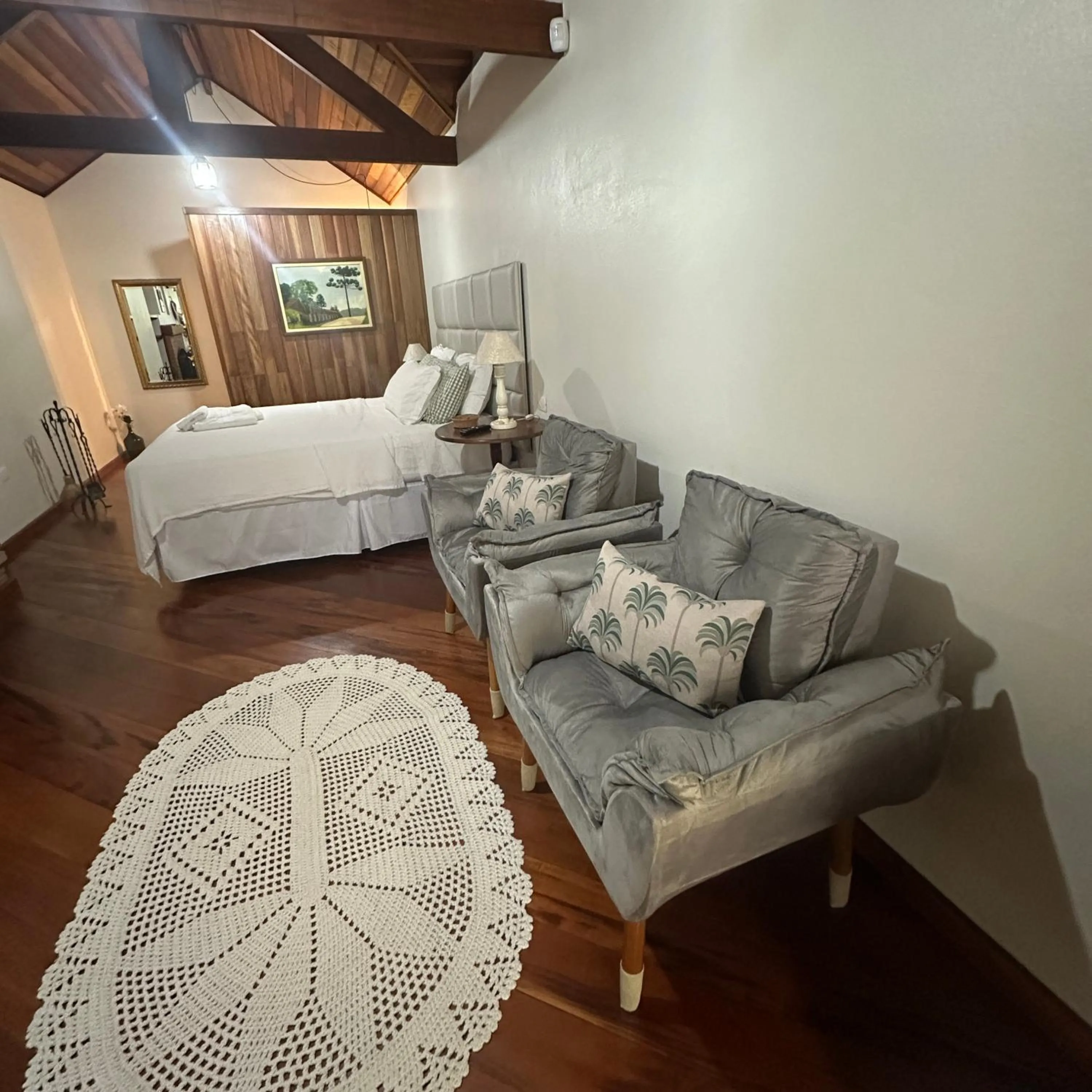 Living room, Bed in Capricho da Natureza Pousada