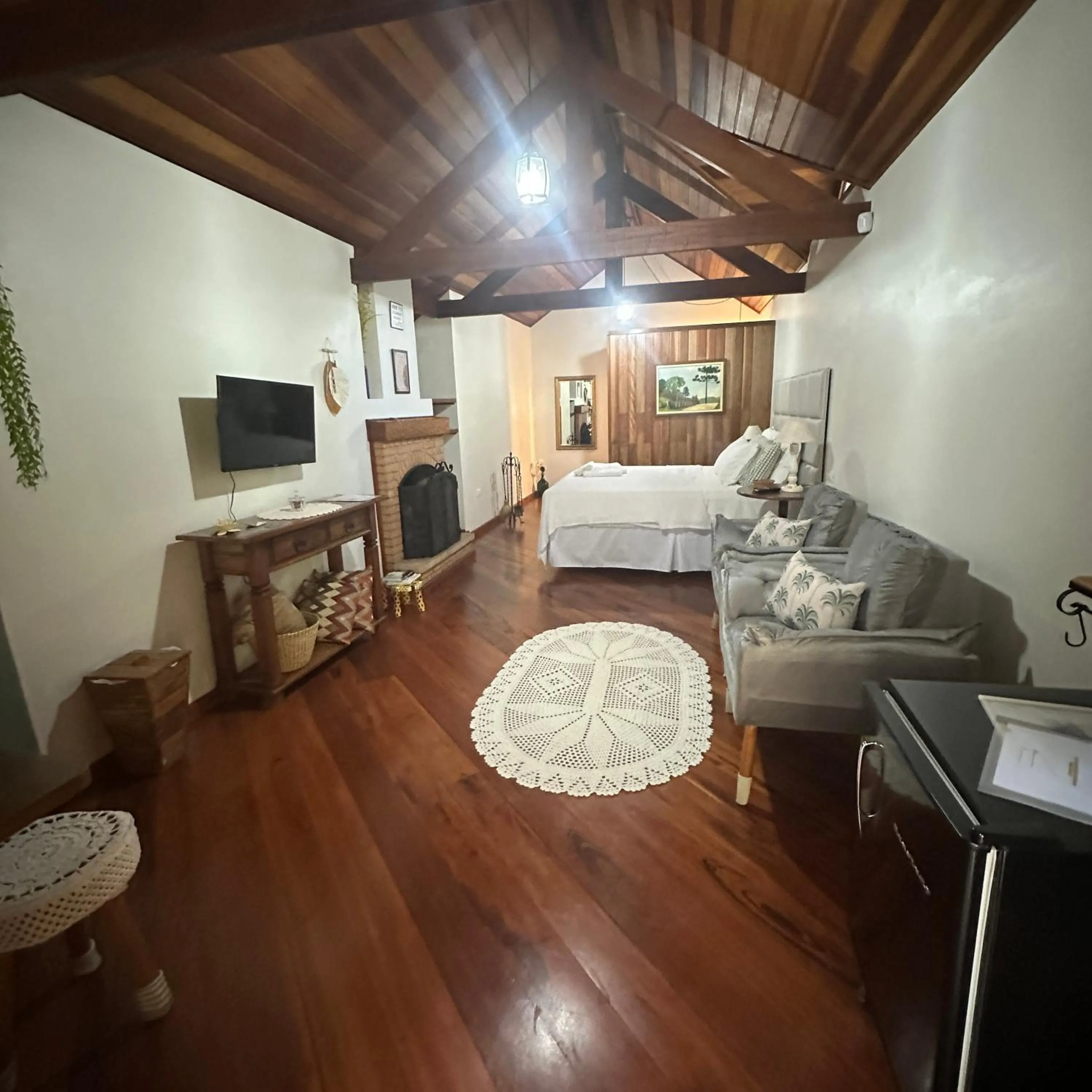 Bed in Capricho da Natureza Pousada