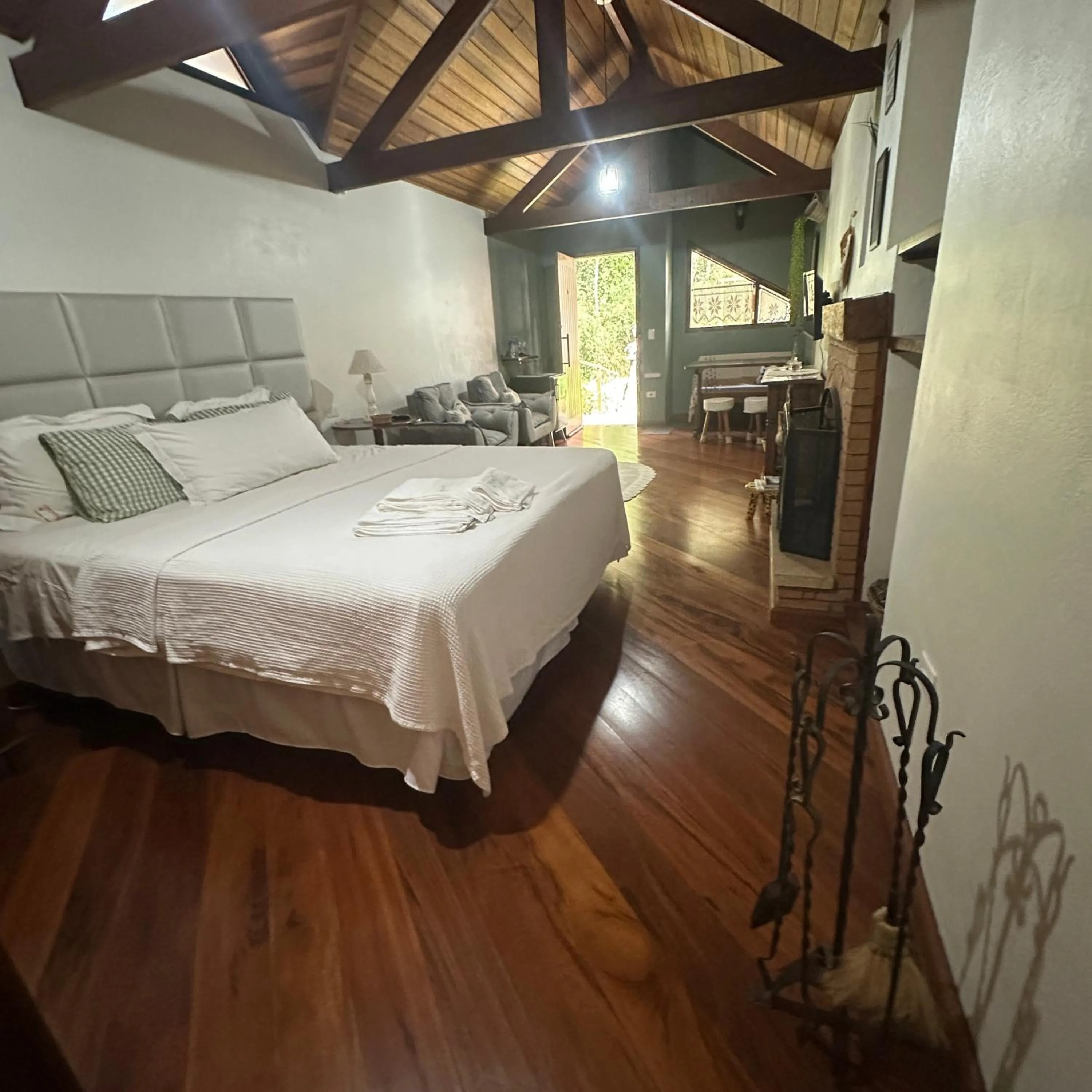 Bed in Capricho da Natureza Pousada