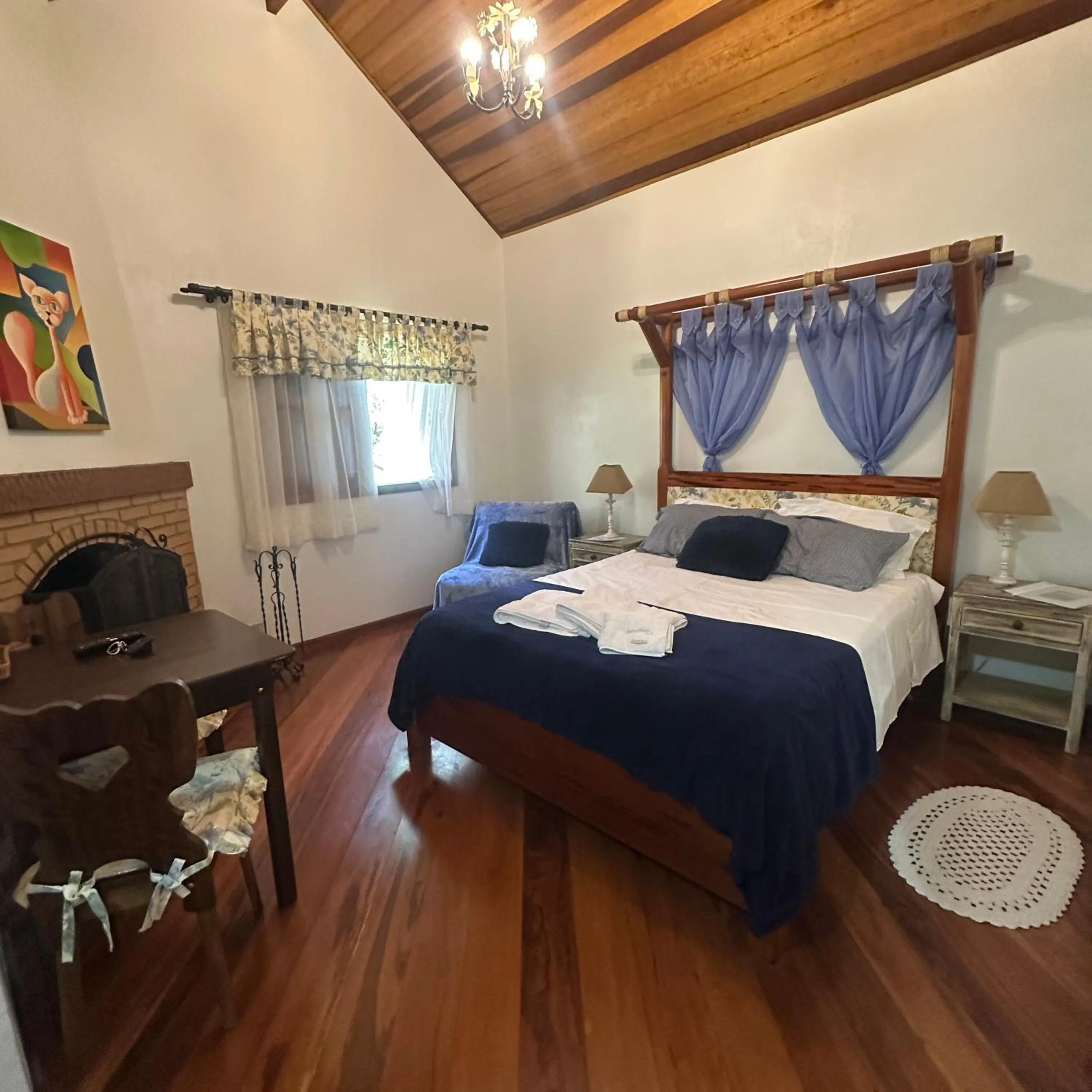 Bed in Capricho da Natureza Pousada