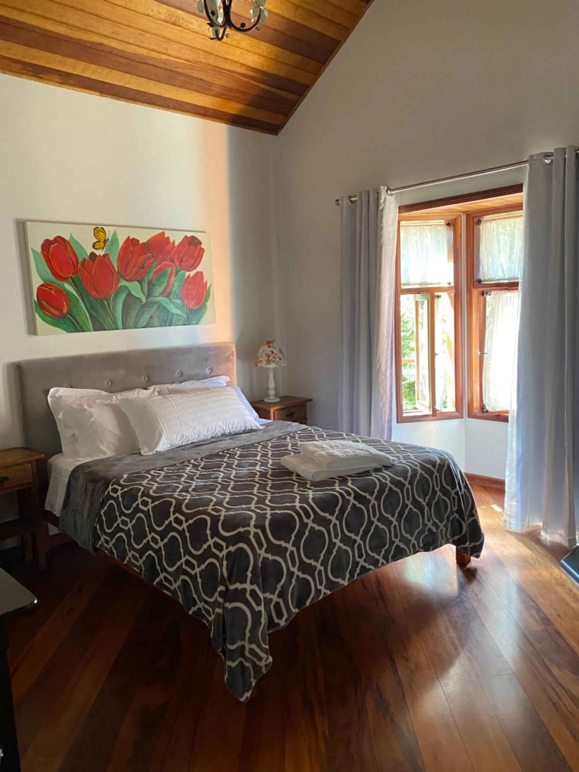 Bed in Capricho da Natureza Pousada