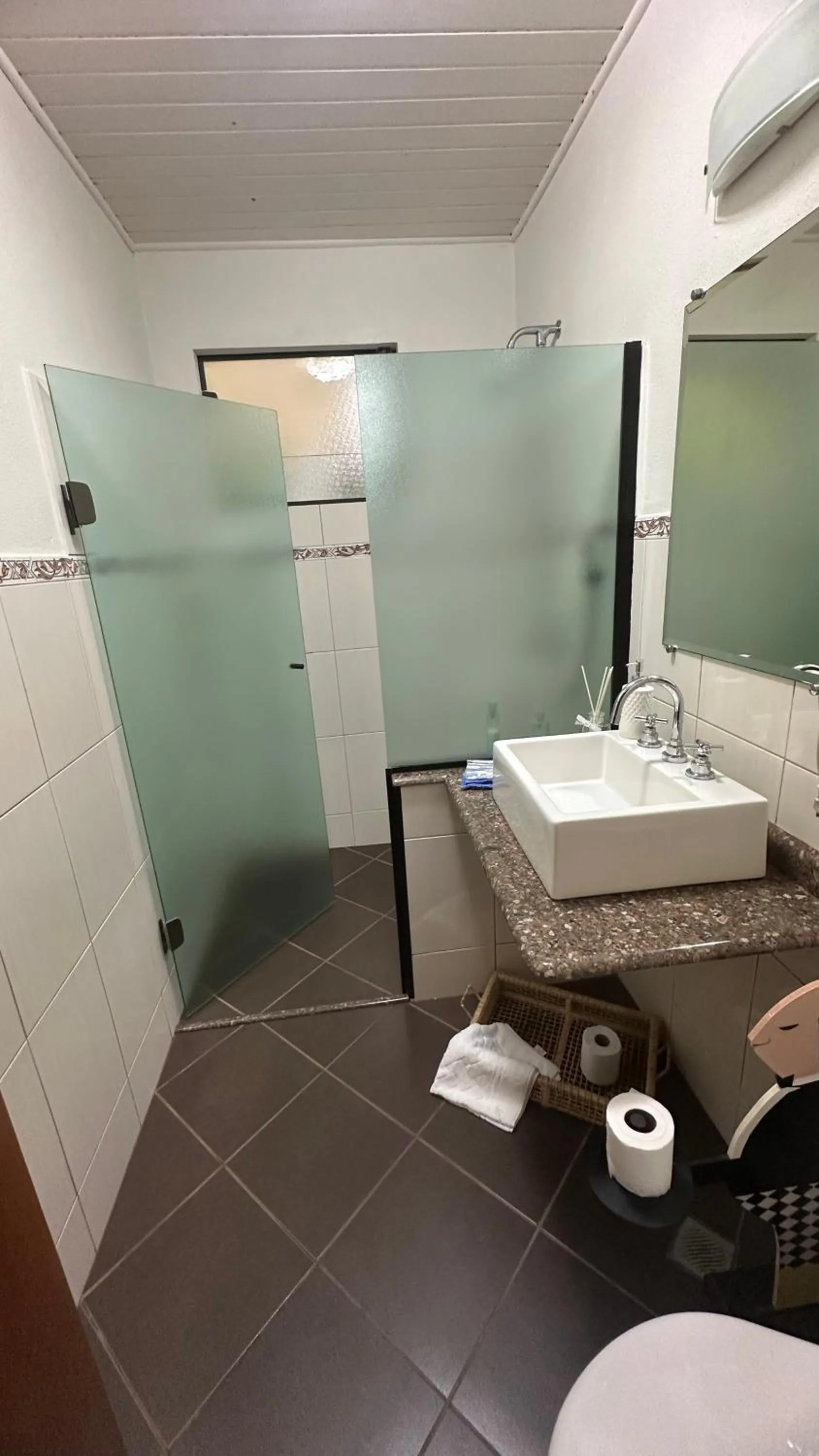 Bathroom in Capricho da Natureza Pousada