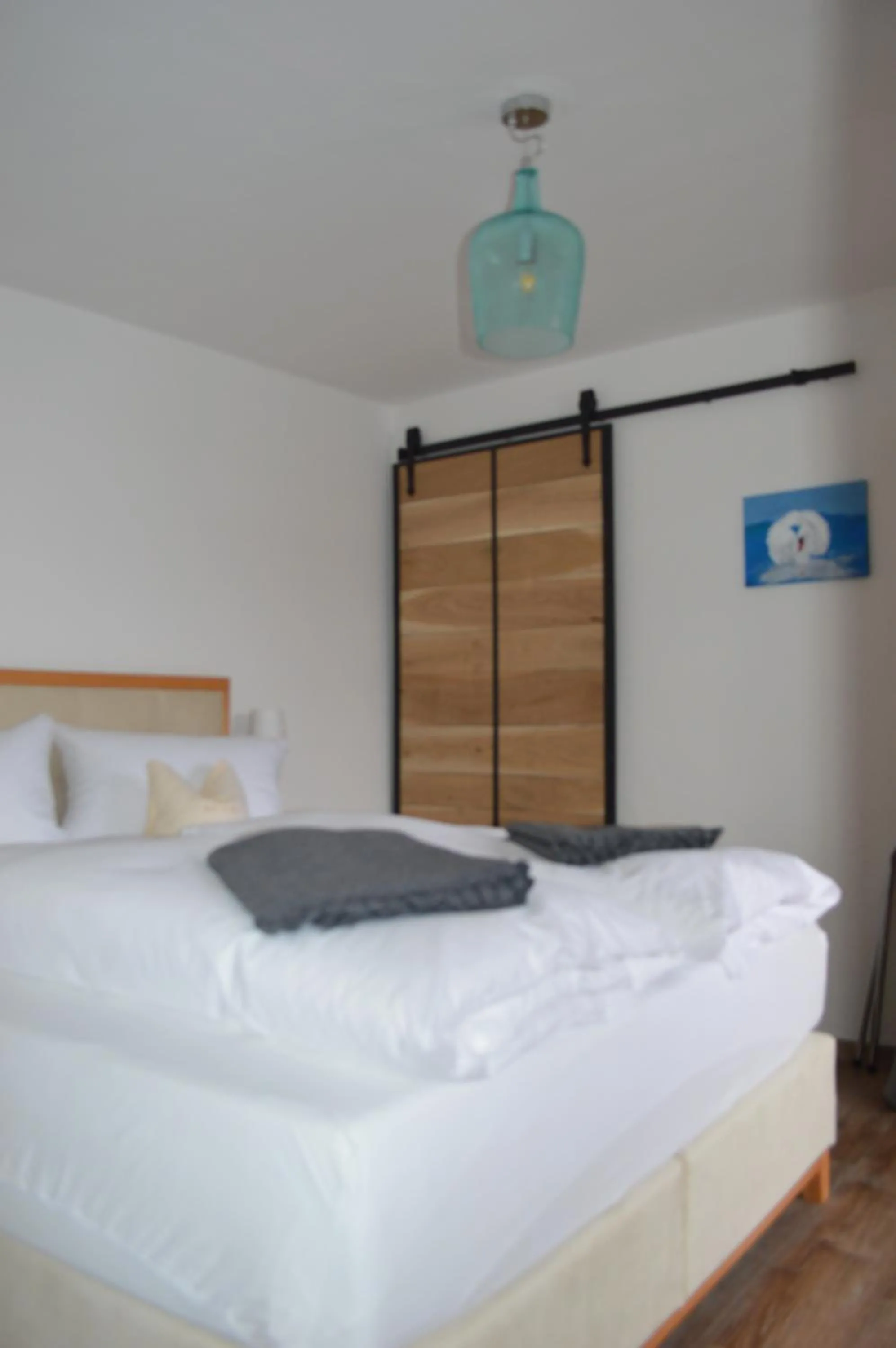 Bed in Gästehaus Baier am Bad