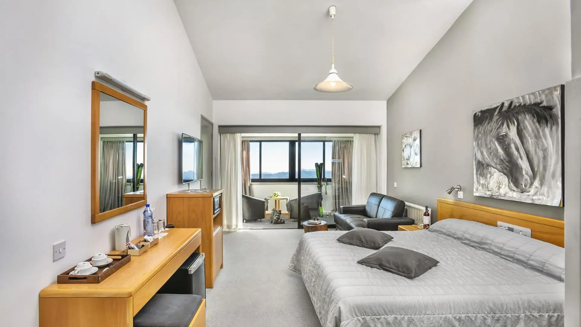 Bed in Troodos Hotel & Spa Bed in Troodos Hotel & Spa