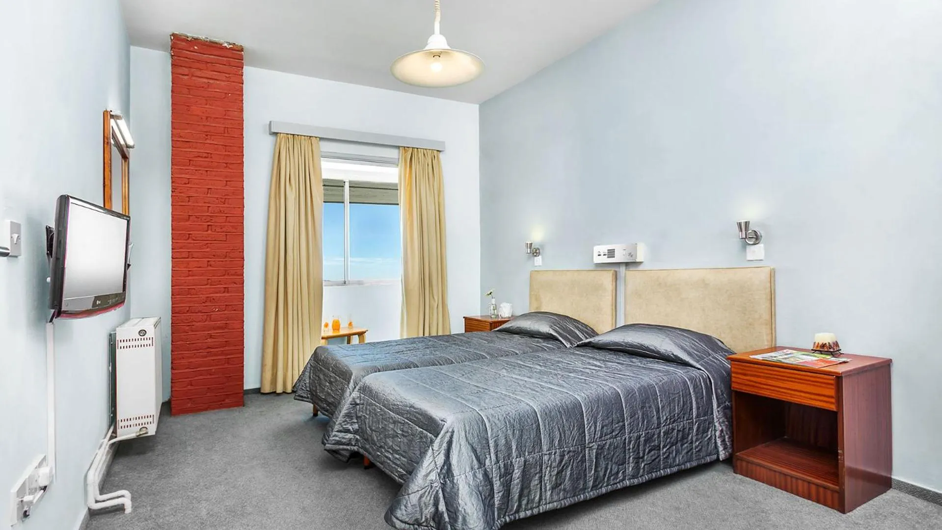 Bed in Troodos Hotel & Spa