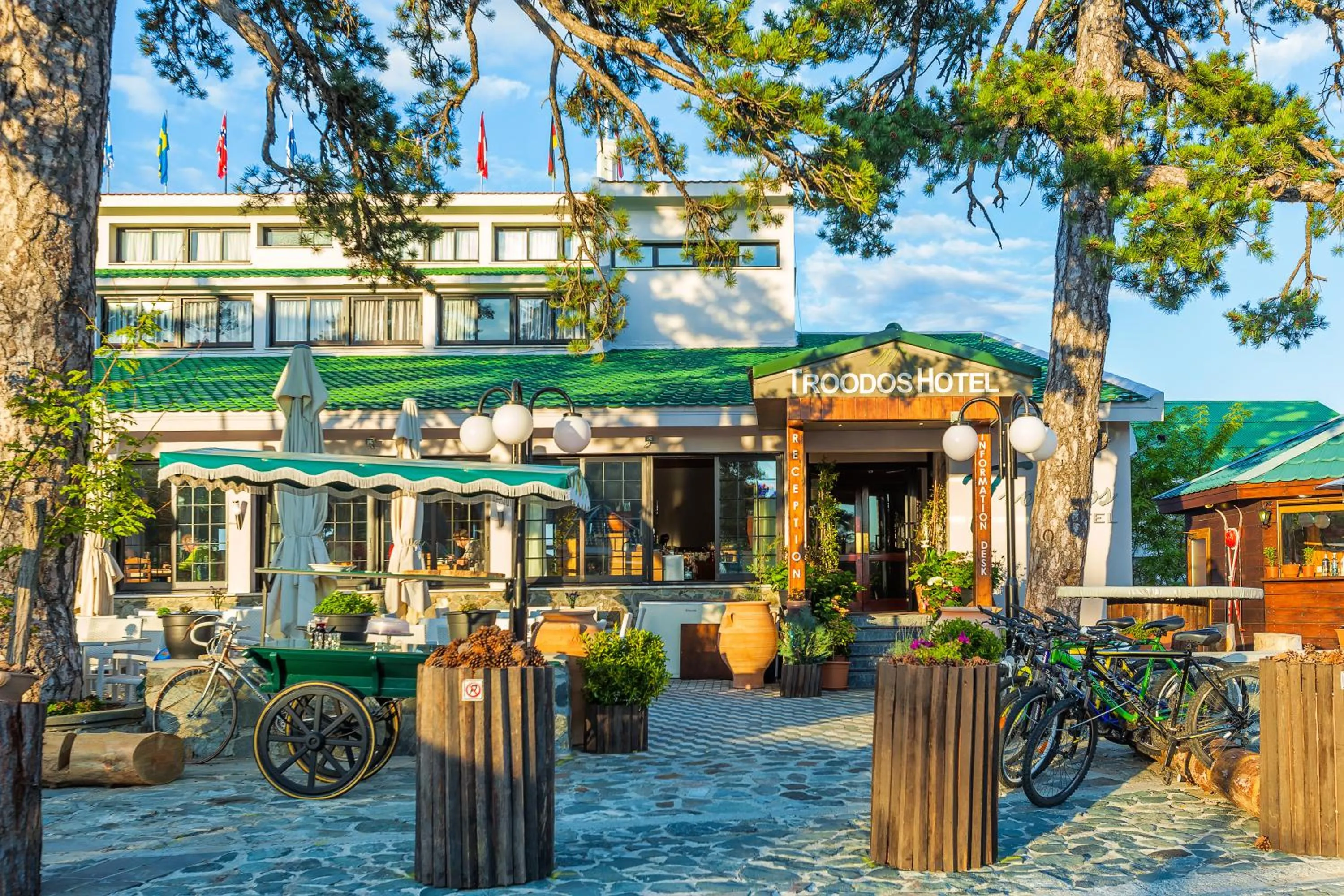 Facade/entrance in Troodos Hotel & Spa