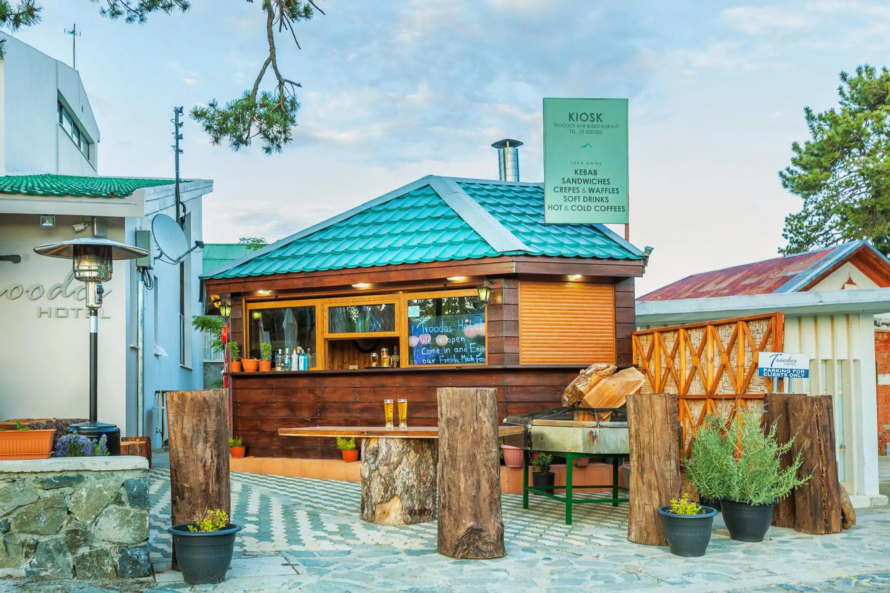 Facade/entrance in Troodos Hotel & Spa Facade/entrance in Troodos Hotel & Spa