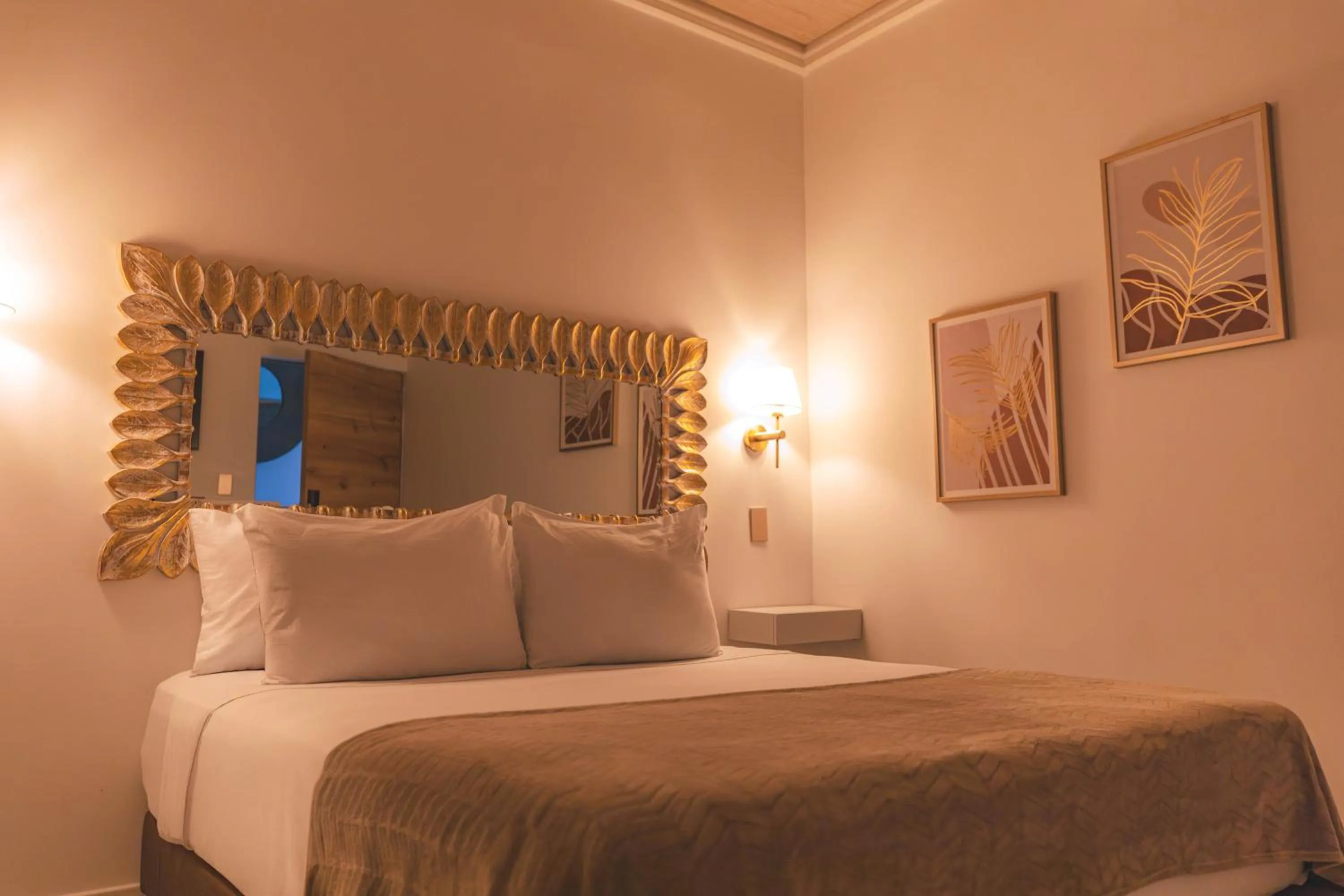 Bed in Ataraxy Hotel Boutique