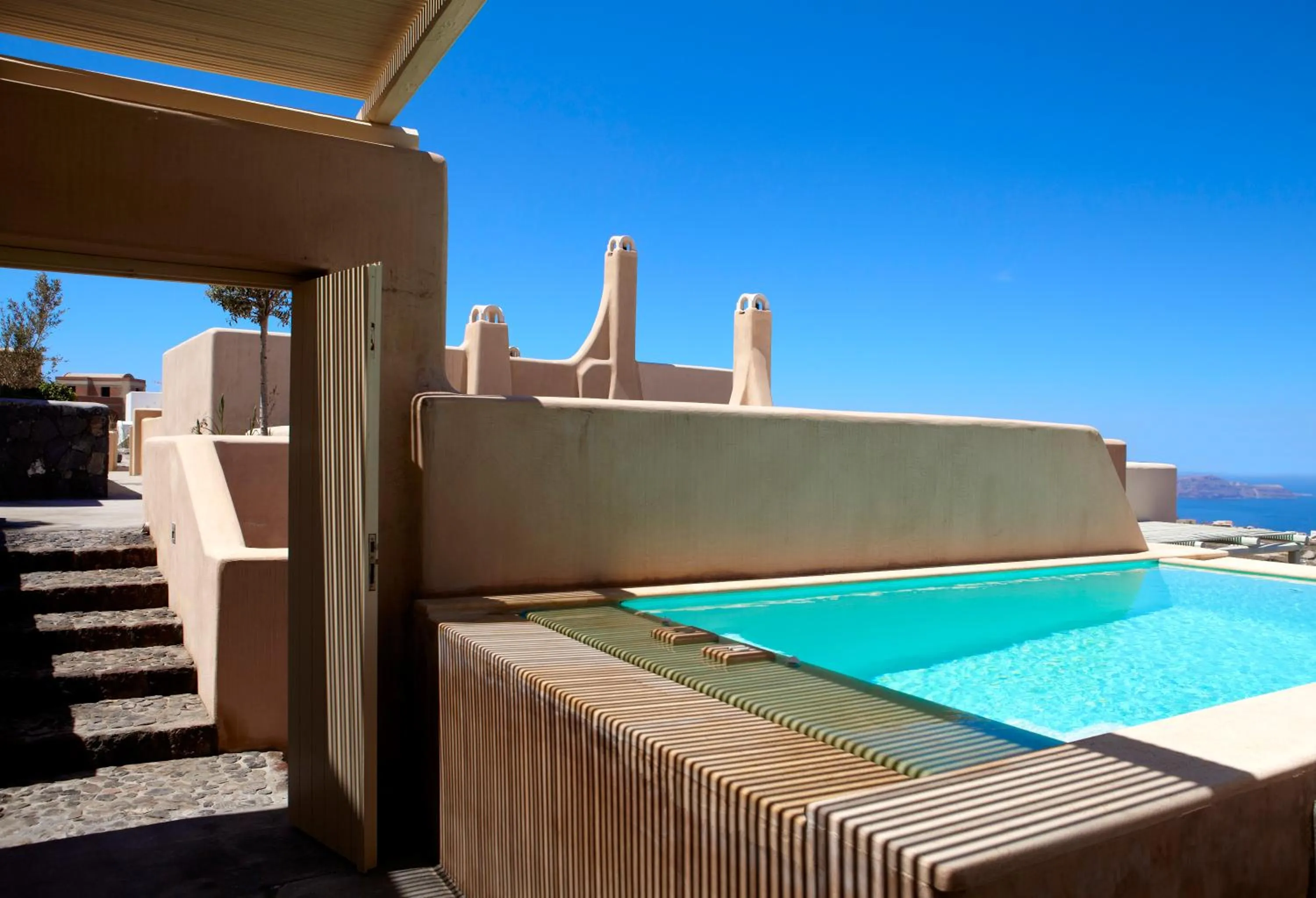 Swimming pool in Voreina Gallery Suites