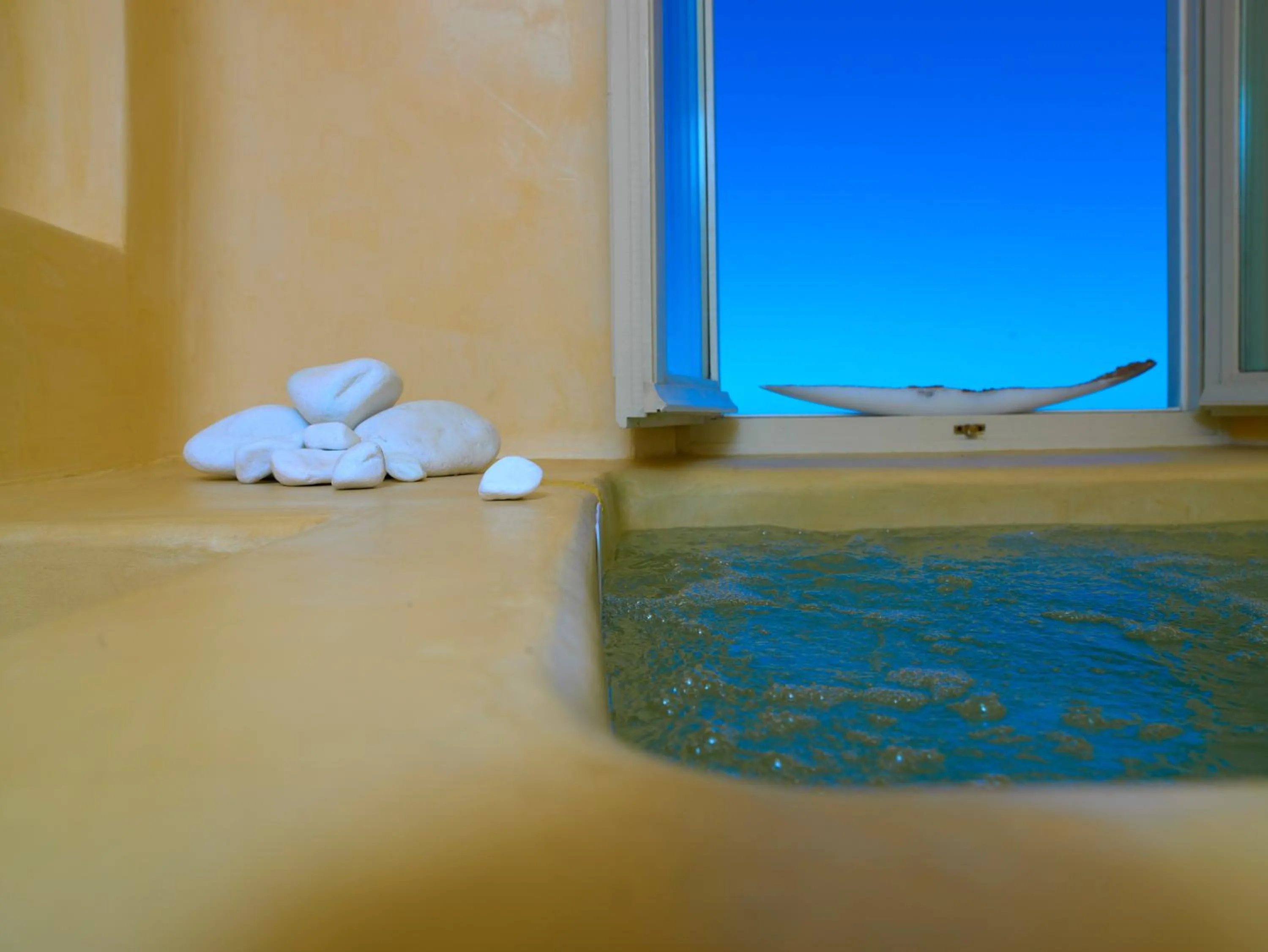 Bathroom in Voreina Gallery Suites