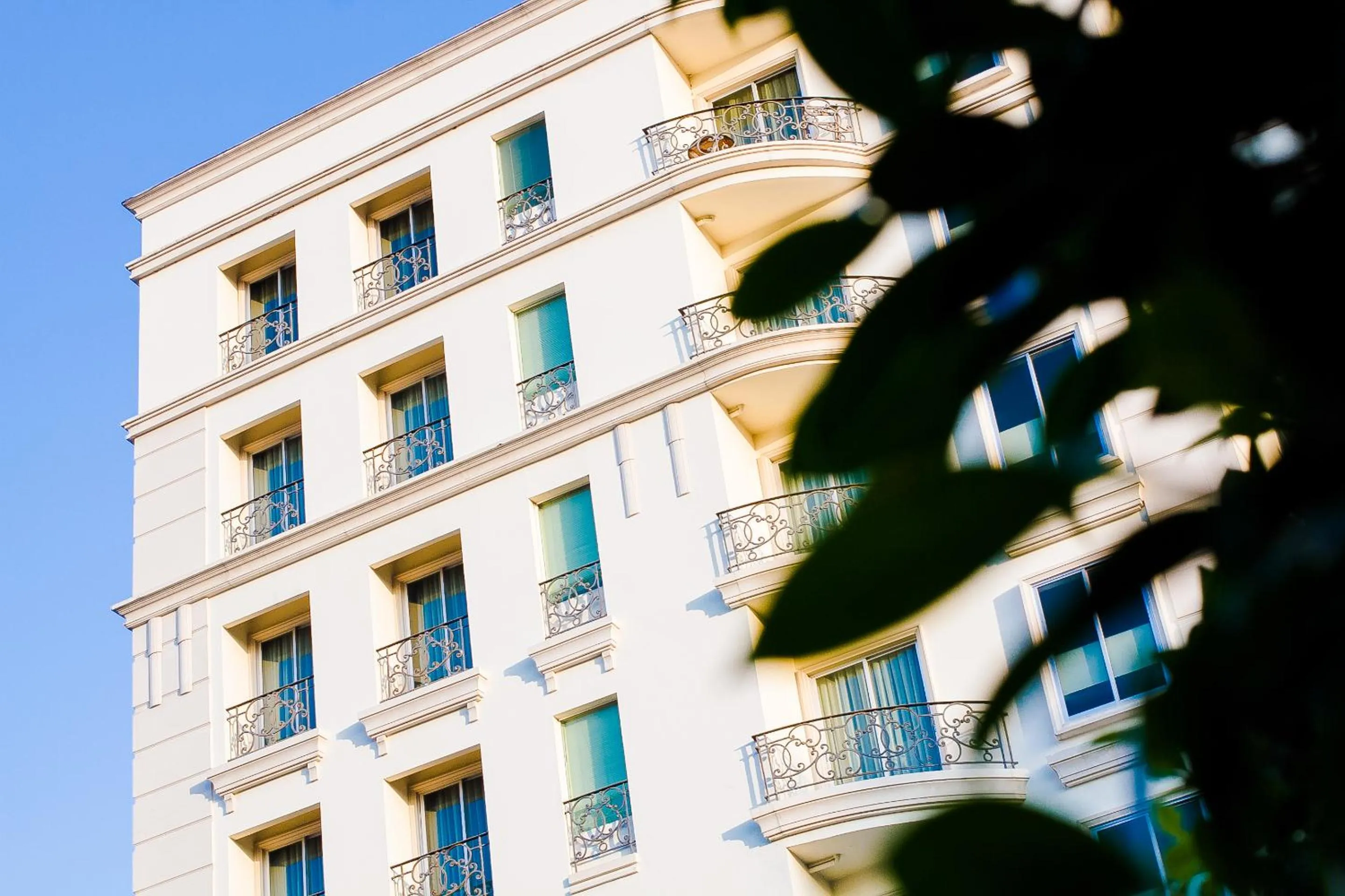 Property building in Romance Hotel Bangna