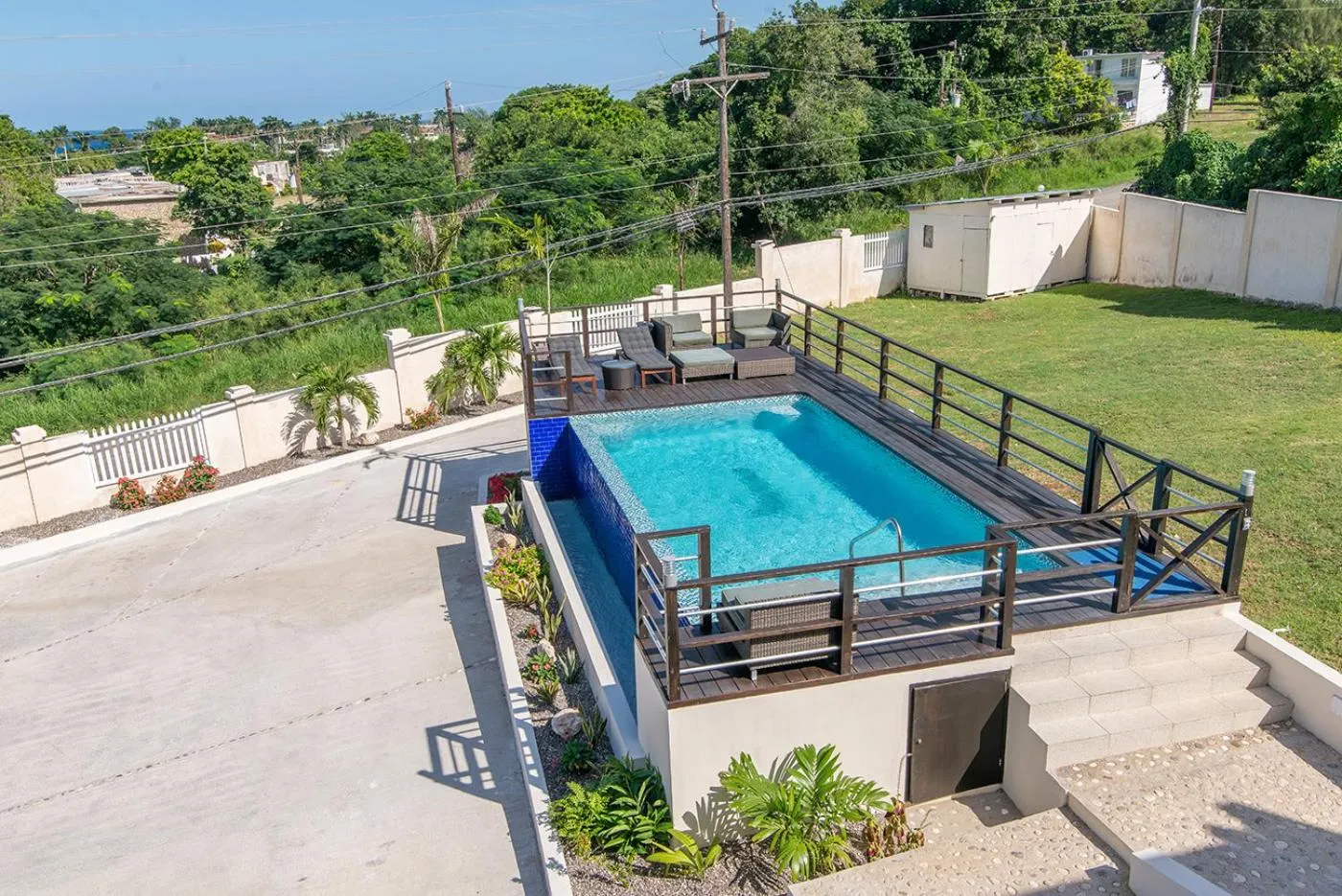 Swimming pool in Luxury 2BR Home facing Beach w/Pool Montego Bay #3