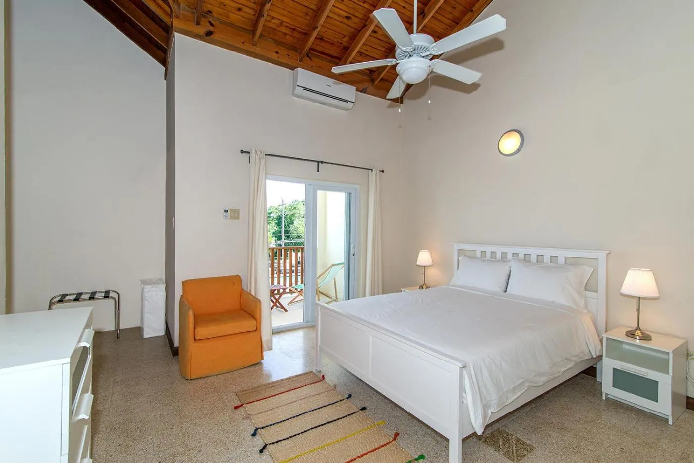 Bedroom, Bed in Luxury 2BR Home facing Beach w/Pool Montego Bay #3