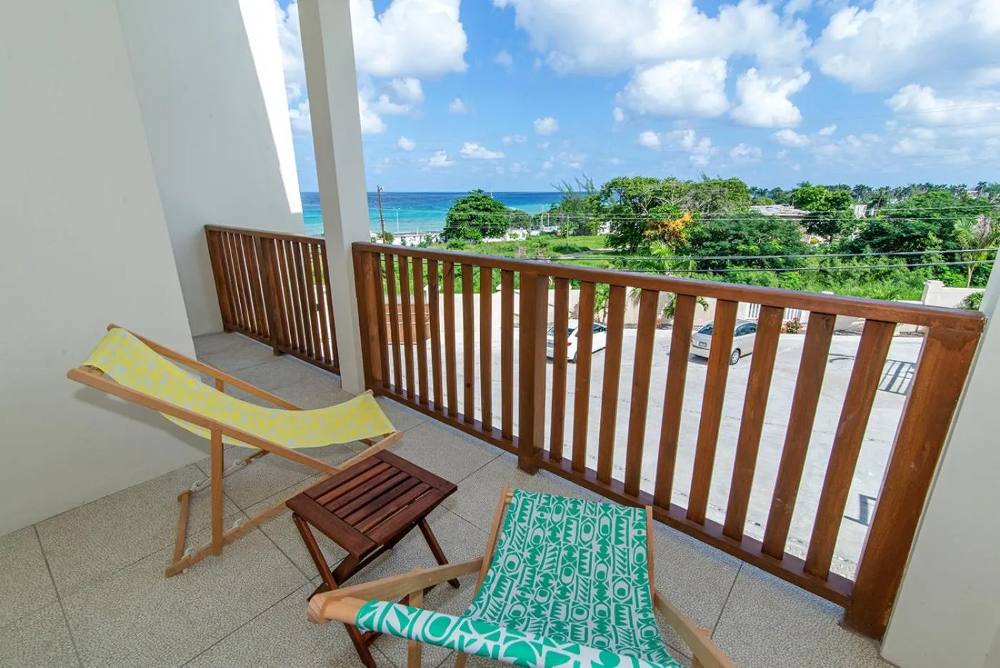 Balcony/Terrace in Luxury 2BR Home facing Beach w/Pool Montego Bay #3