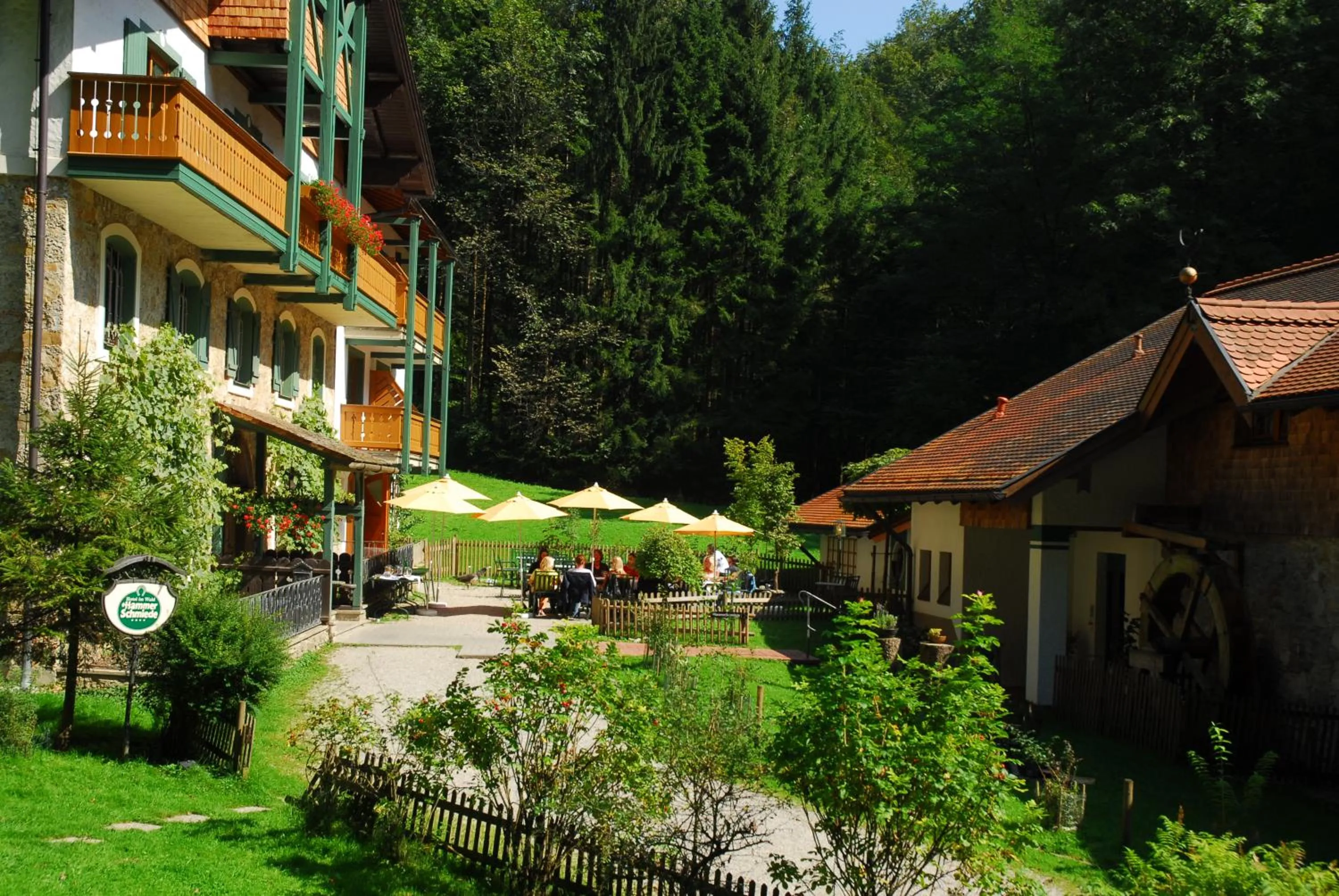 Property building in Naturidyll Hotel Hammerschmiede