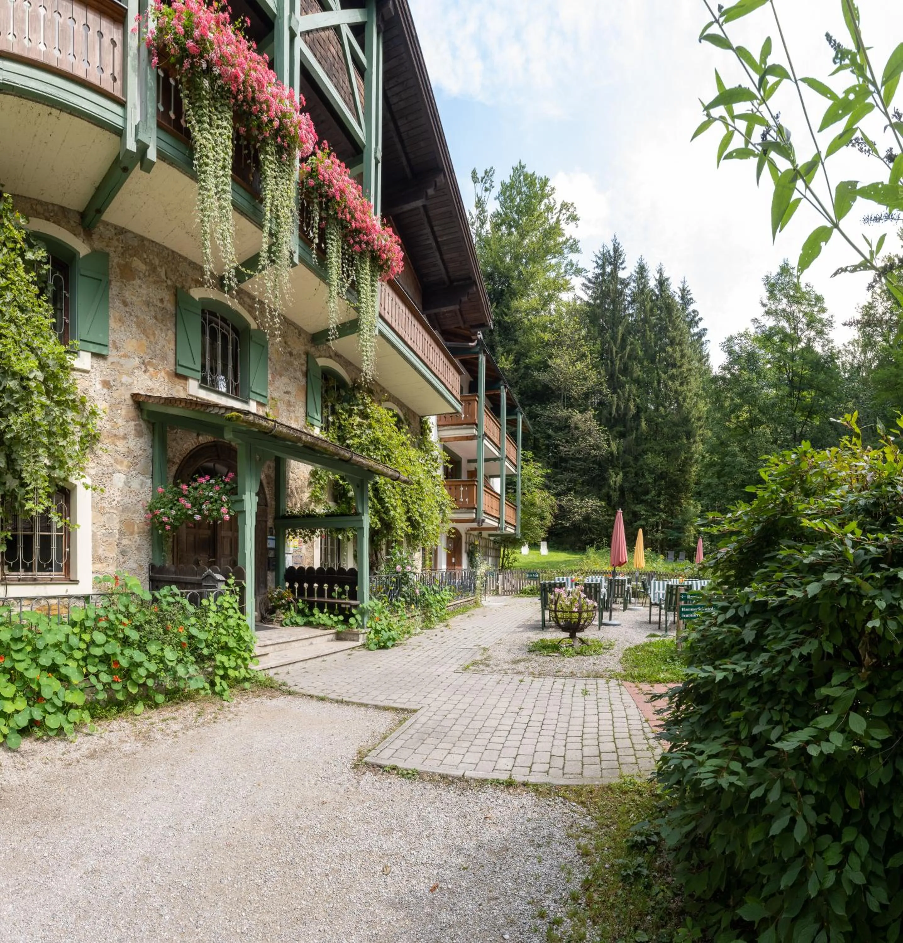 Property building in Naturidyll Hotel Hammerschmiede