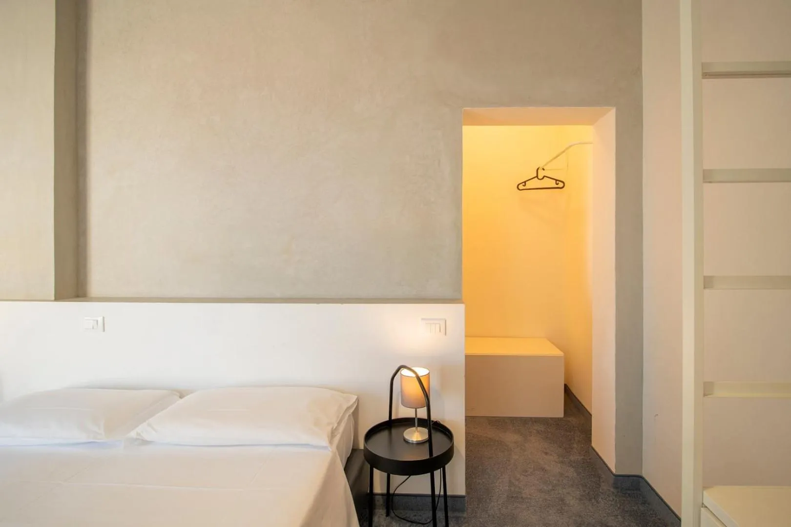 Bed in Hotel Concordia