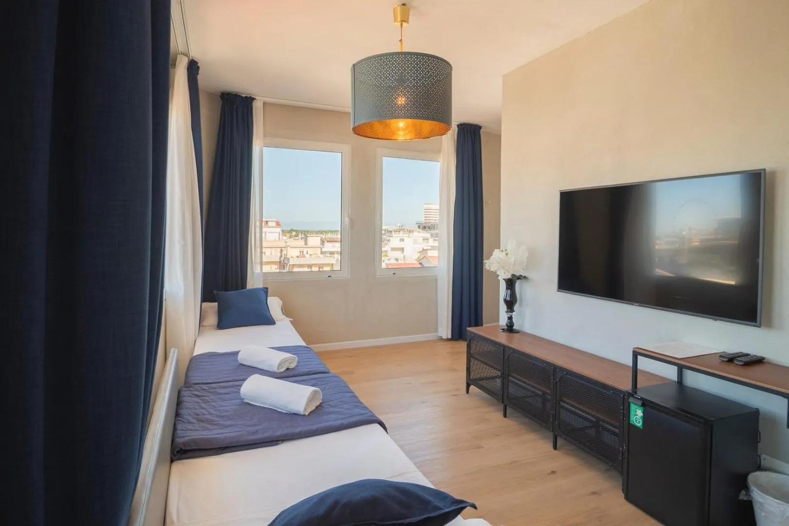 Bed in Hotel Concordia