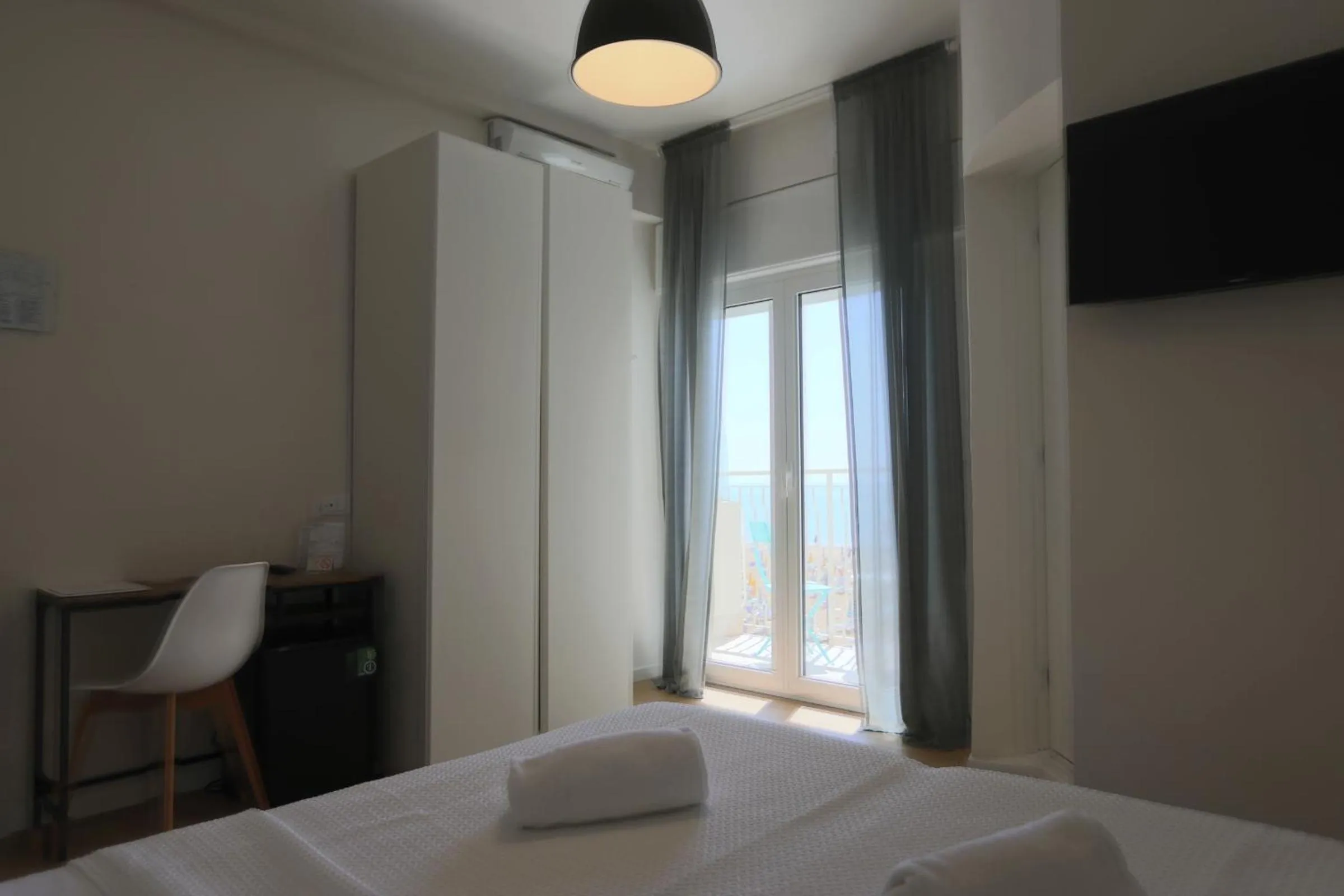 Bed in Hotel Concordia