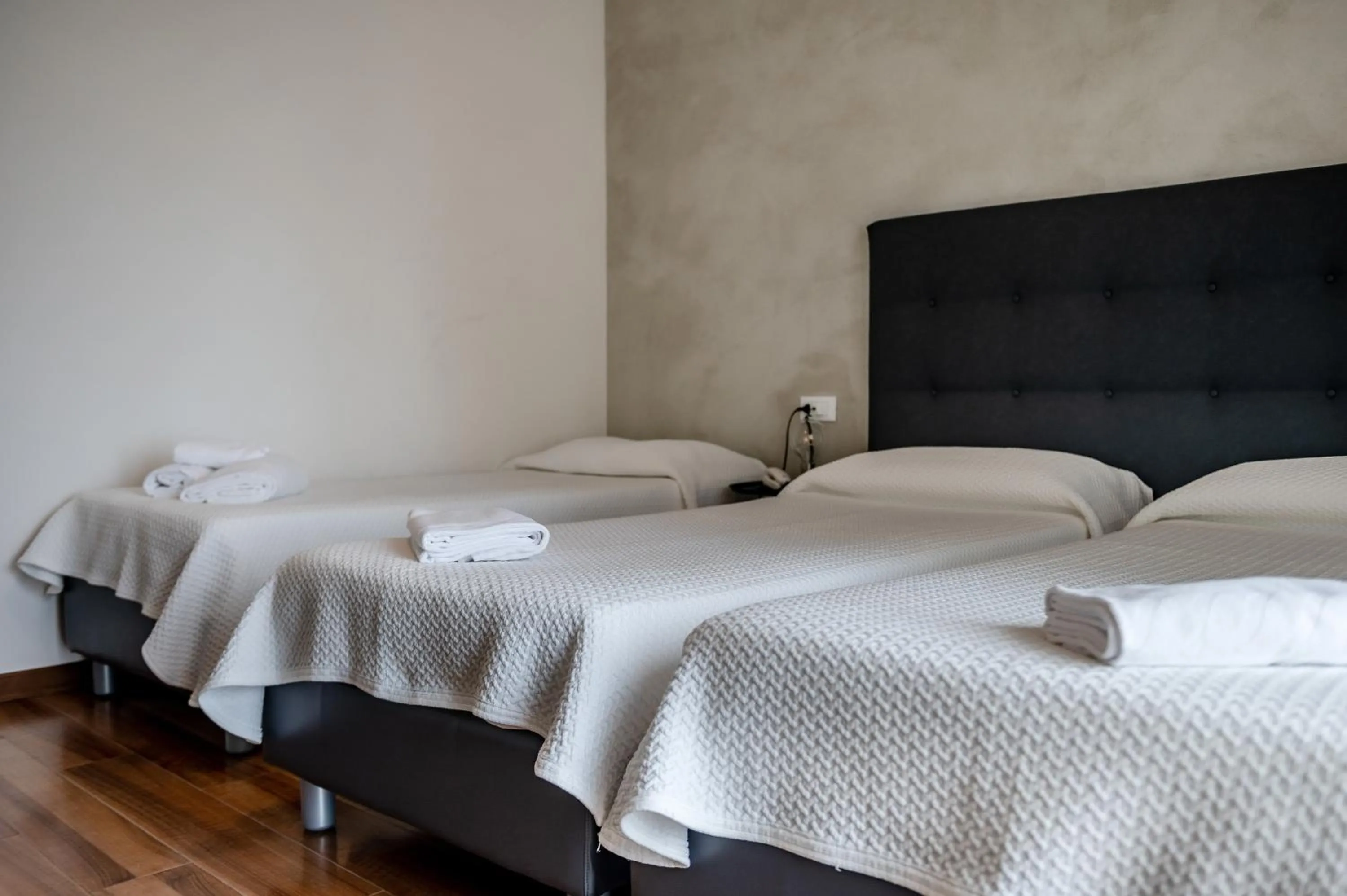 Bed in Hotel Concordia