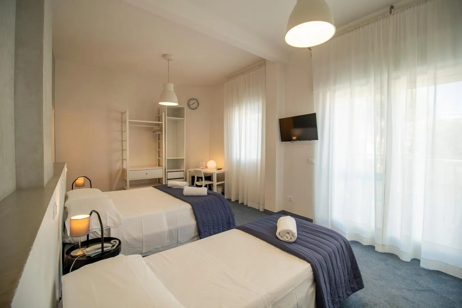 Bed in Hotel Concordia