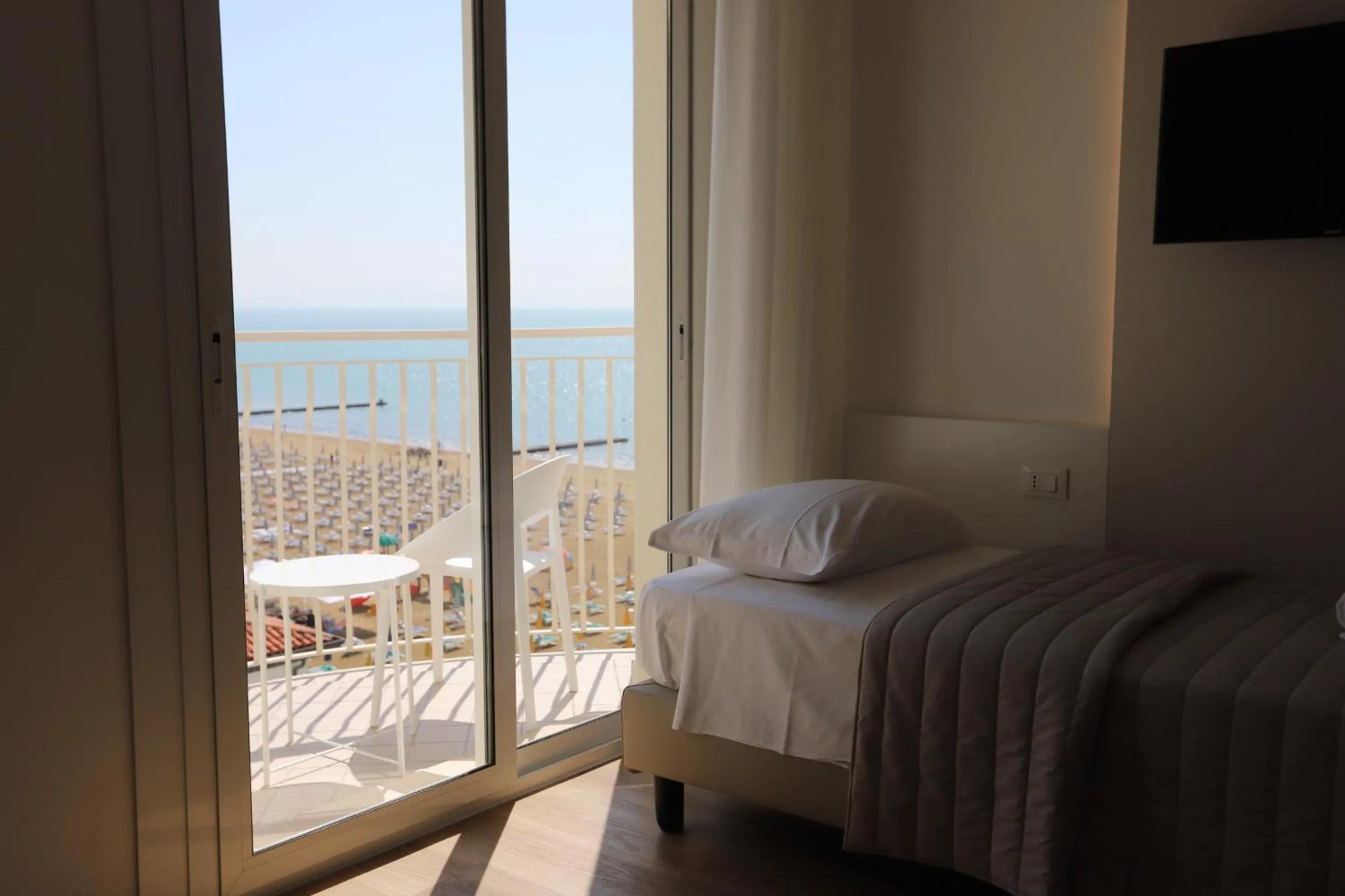 Bed in Hotel Concordia