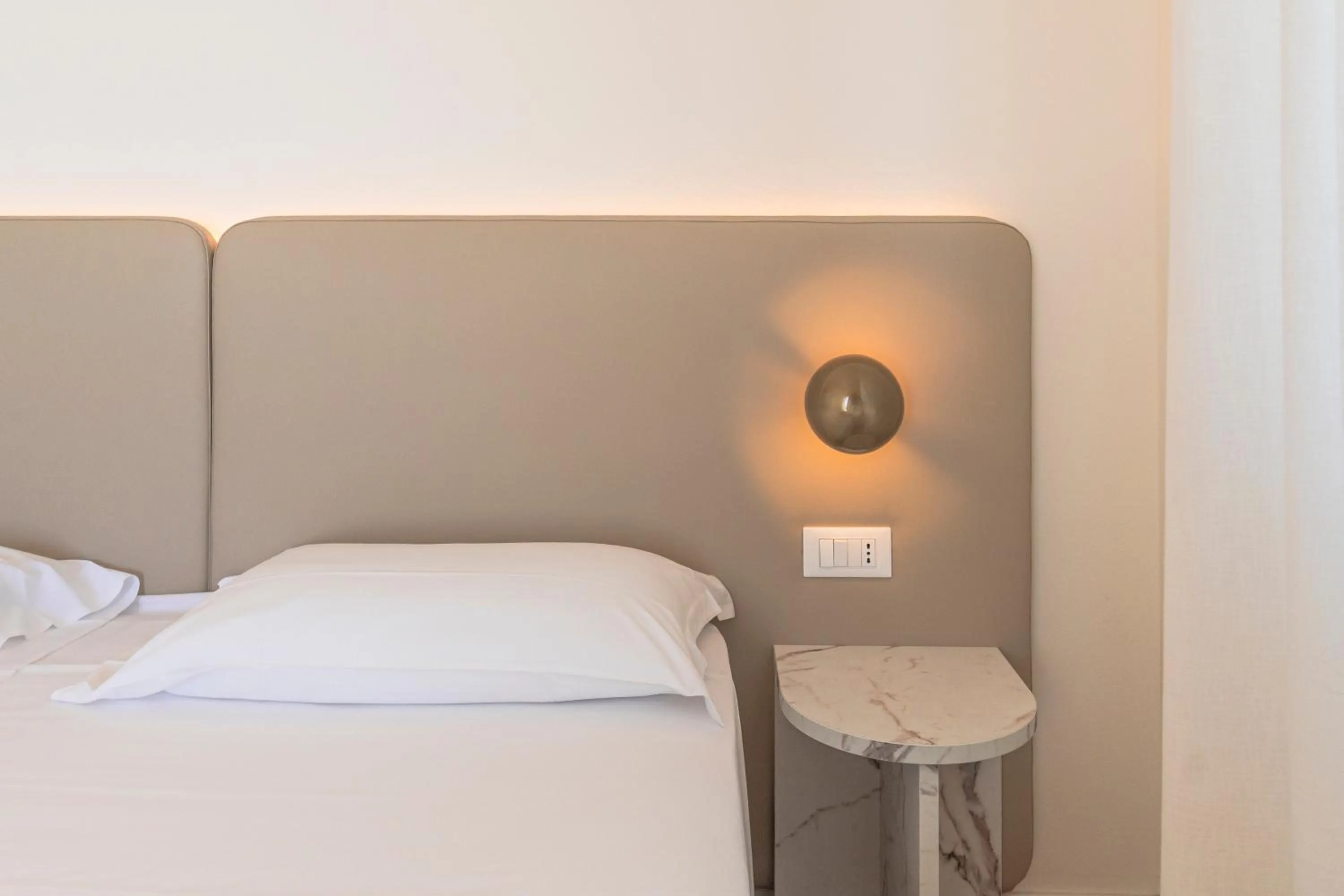 Bed in Hotel Concordia