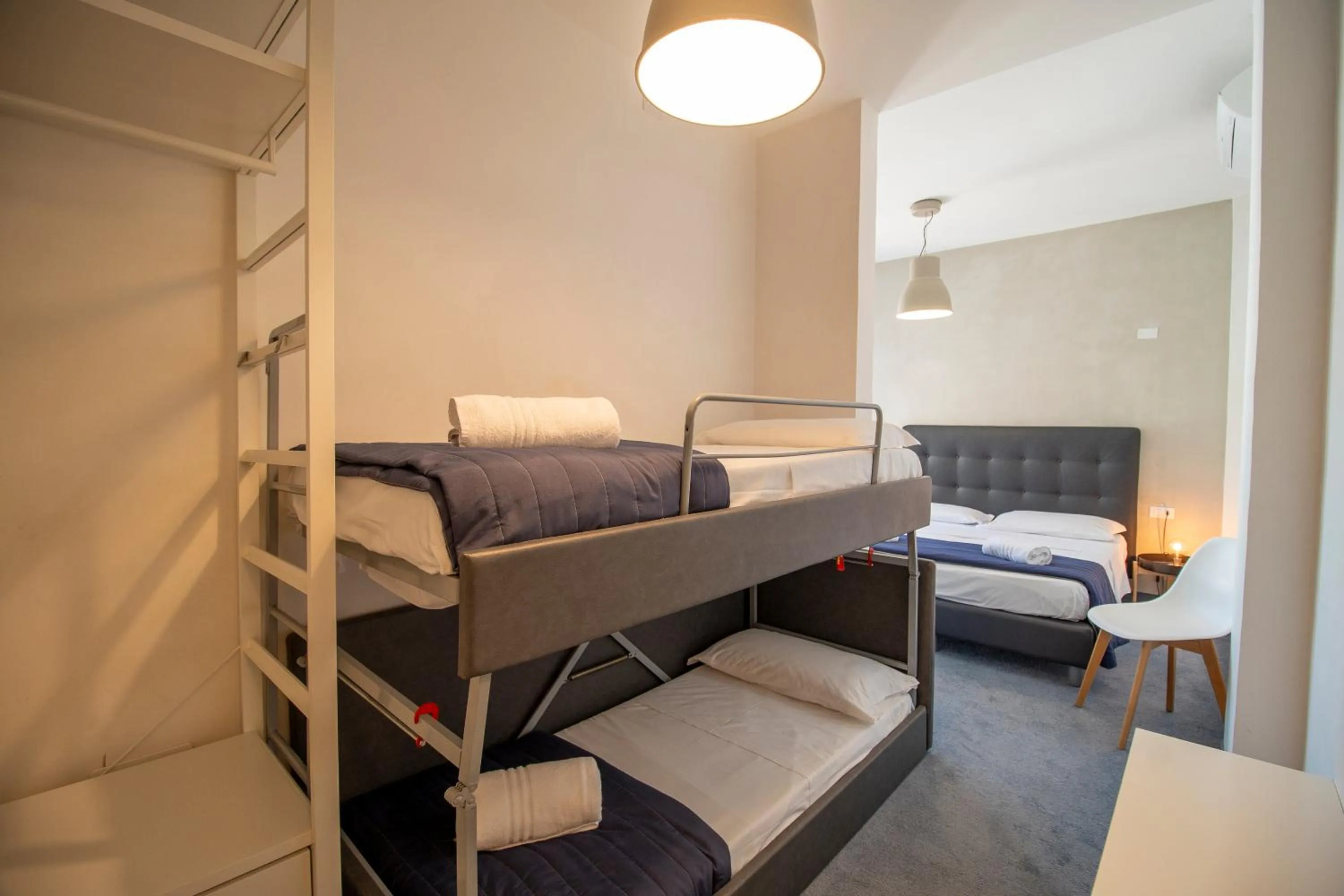 Bed in Hotel Concordia