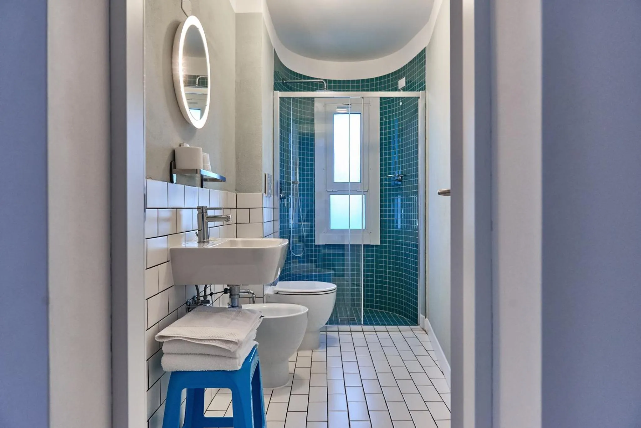 Shower in Hotel Concordia