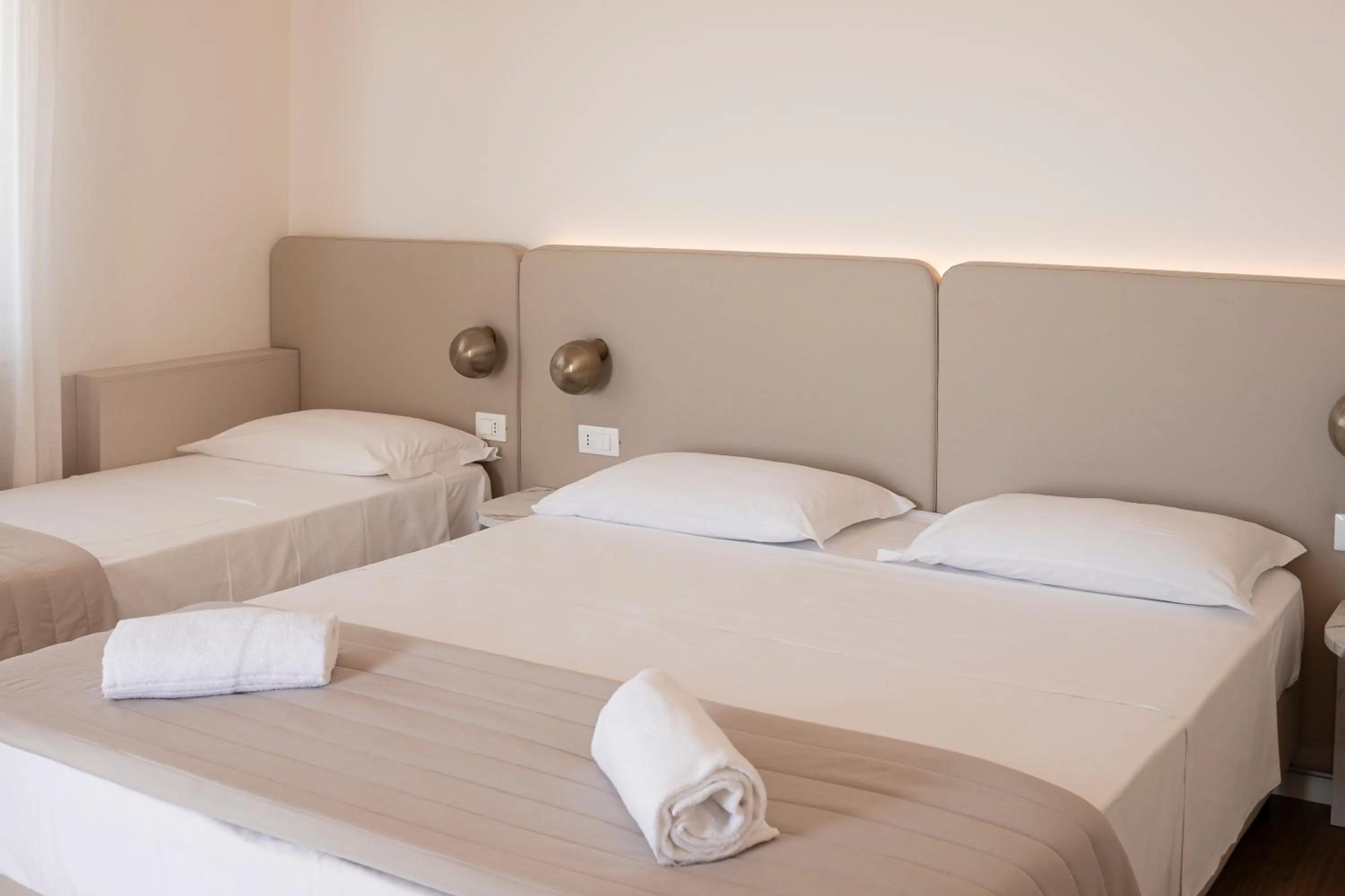 Bed in Hotel Concordia