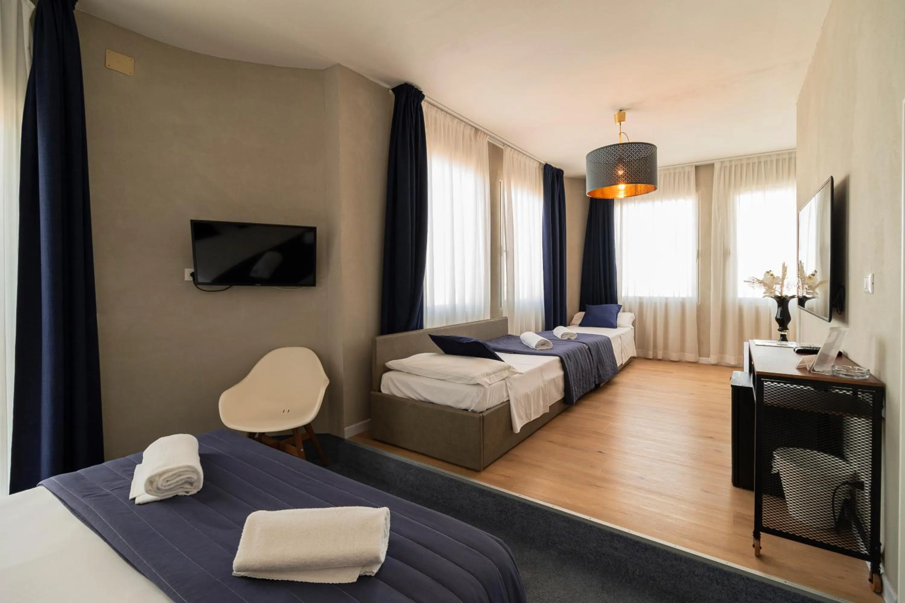 Bed in Hotel Concordia