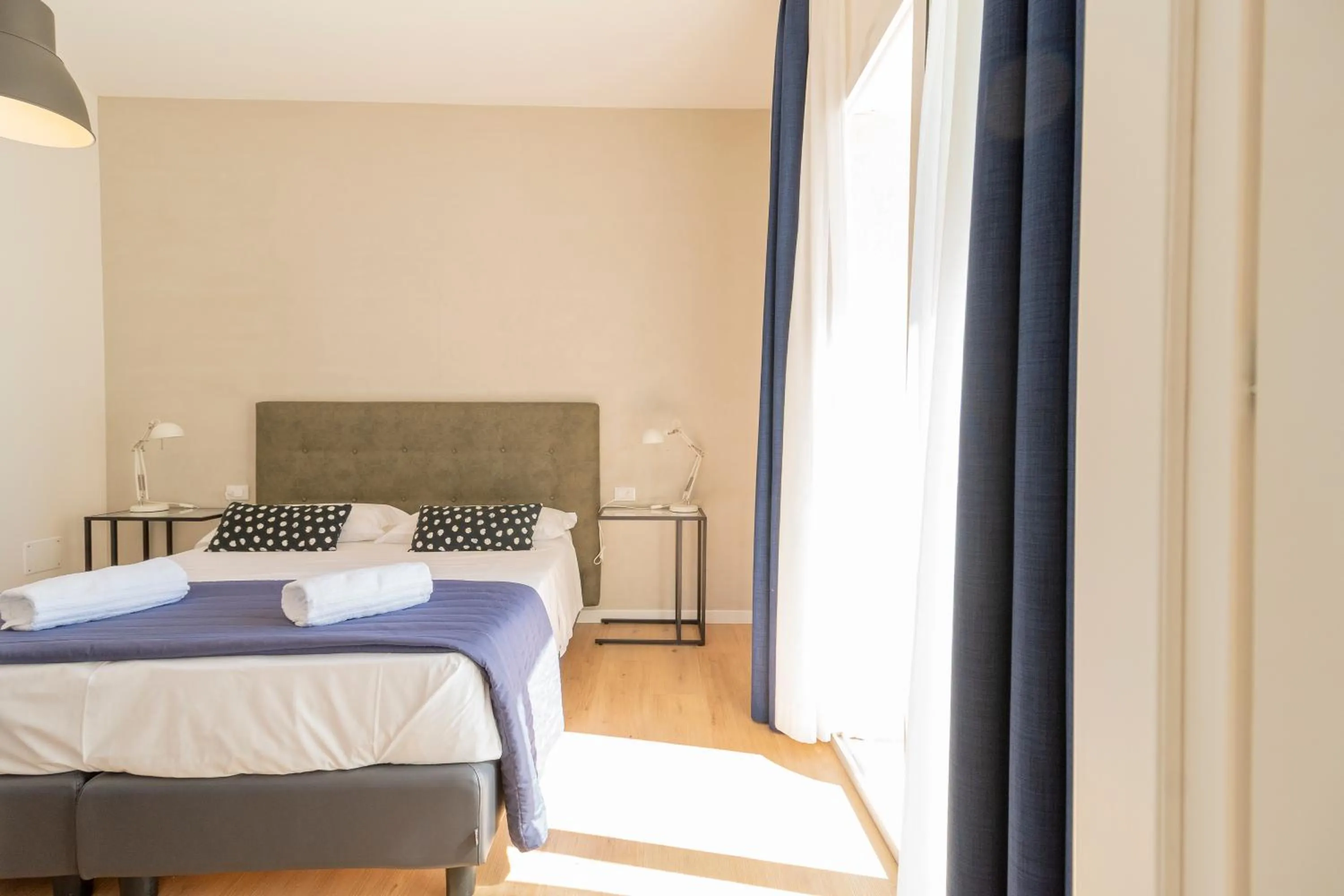 Bed in Hotel Concordia