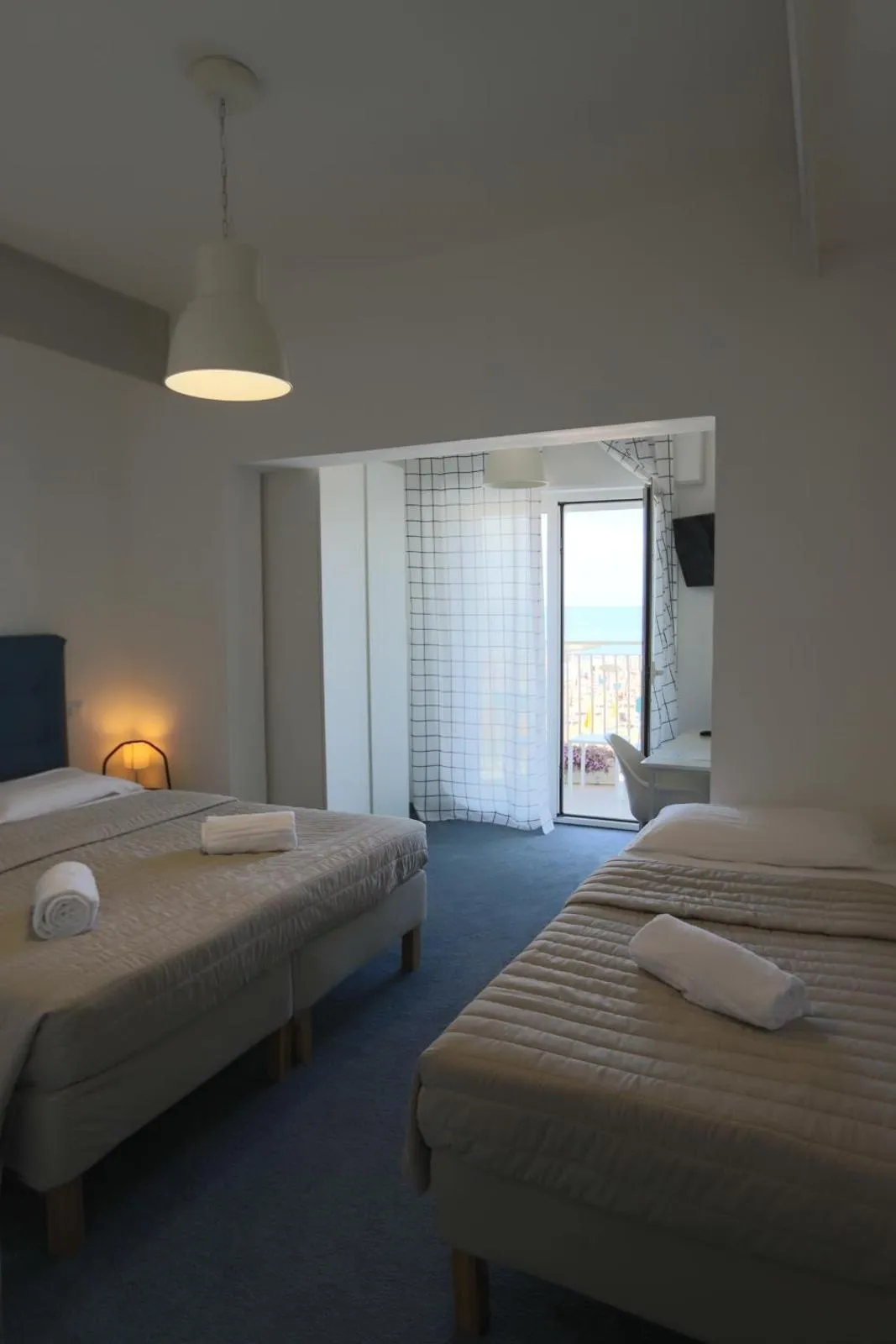 Bed in Hotel Concordia