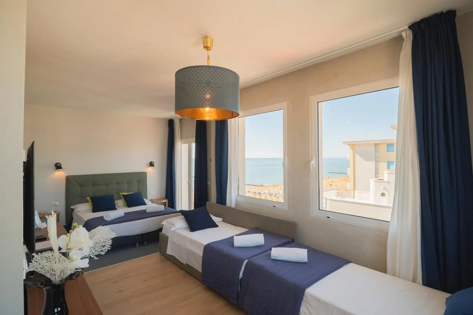 Bed in Hotel Concordia