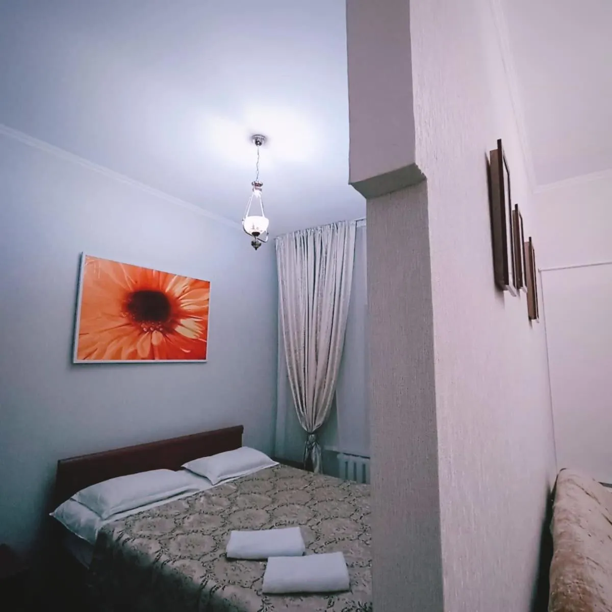 Bed in Altyn-Adam Hotel