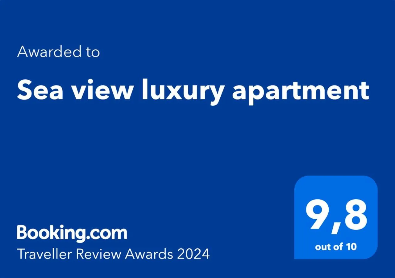 Sea view luxury apartment