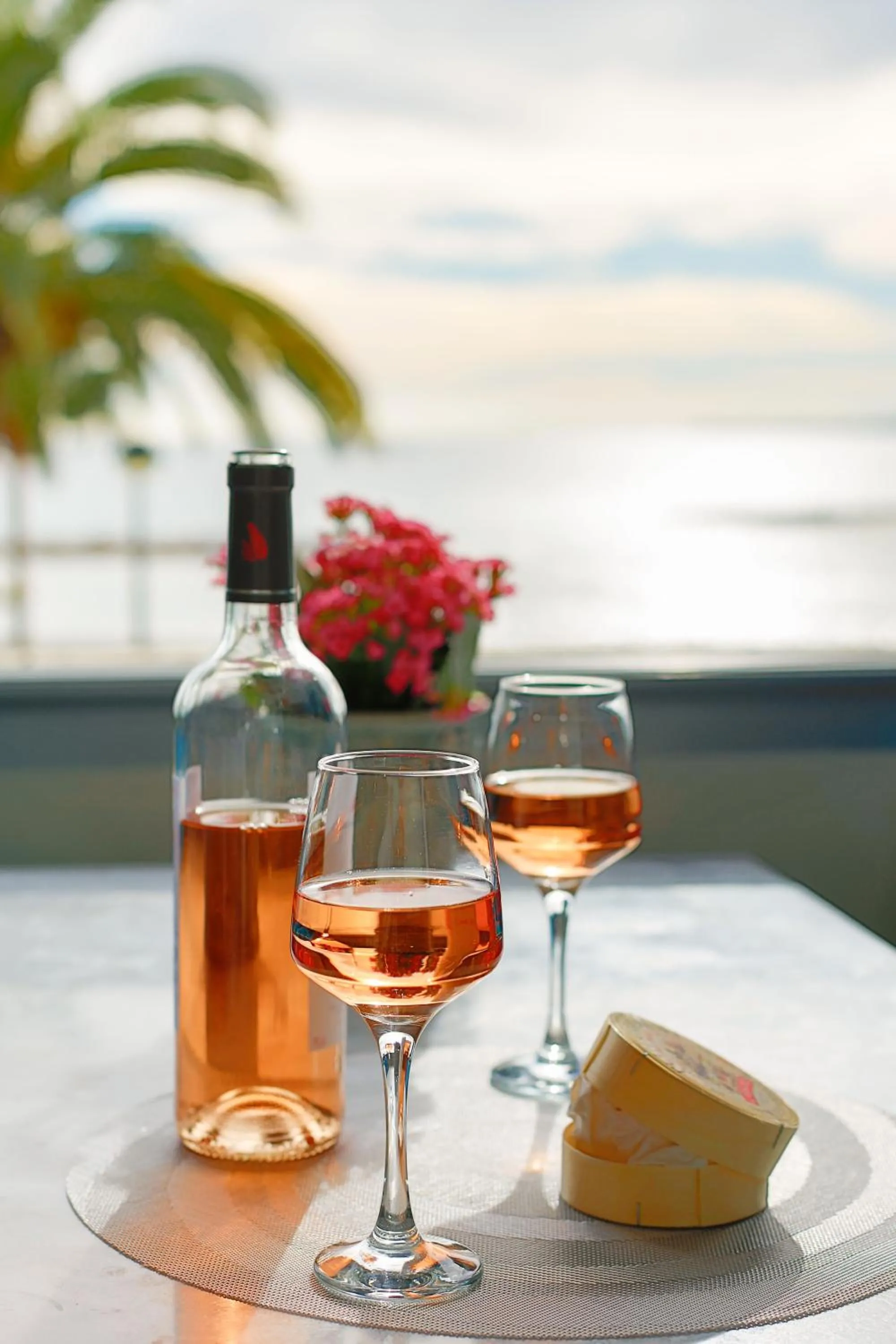 Drinks in Sea view luxury apartment