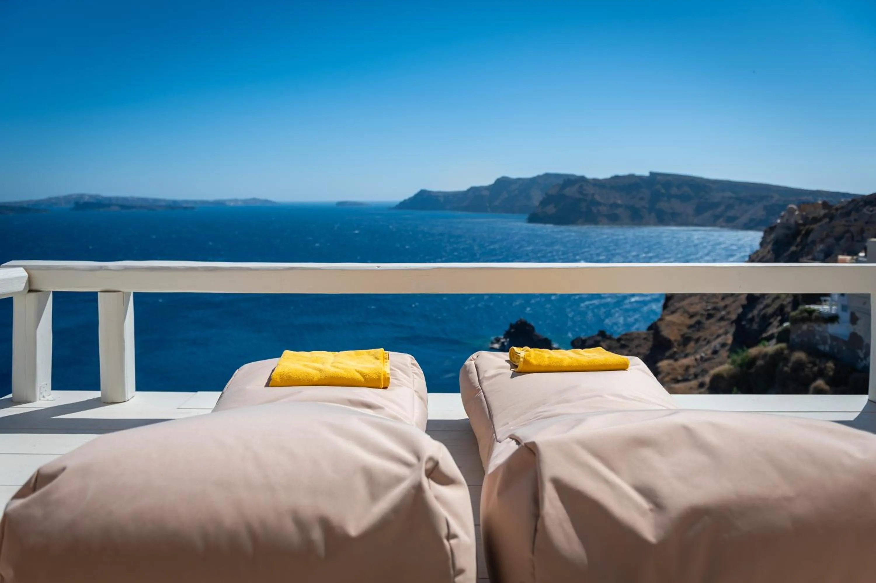 View (from property/room), Bed in Armeni Luxury Villas