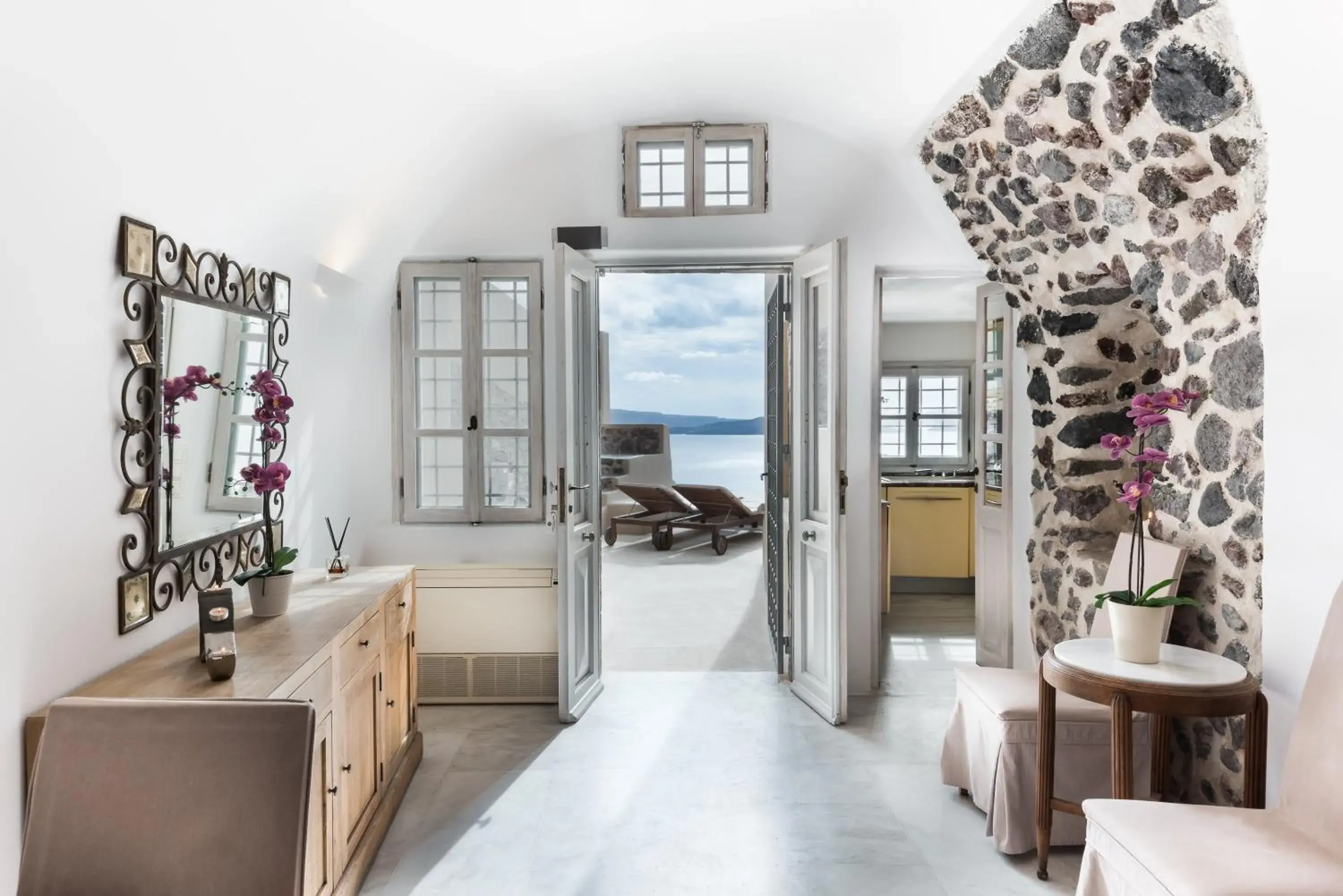 Living room in Armeni Luxury Villas Living room in Armeni Luxury Villas