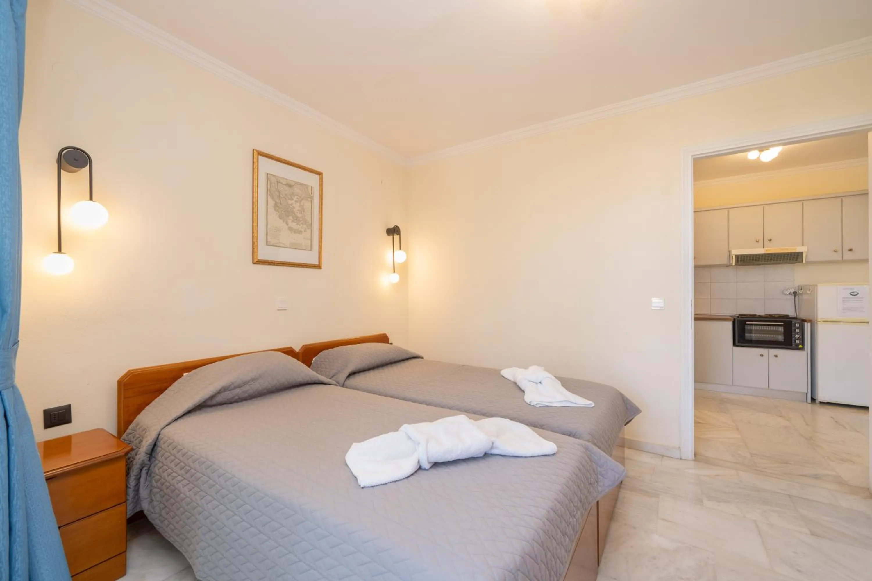 Bed in Odysseus Palace