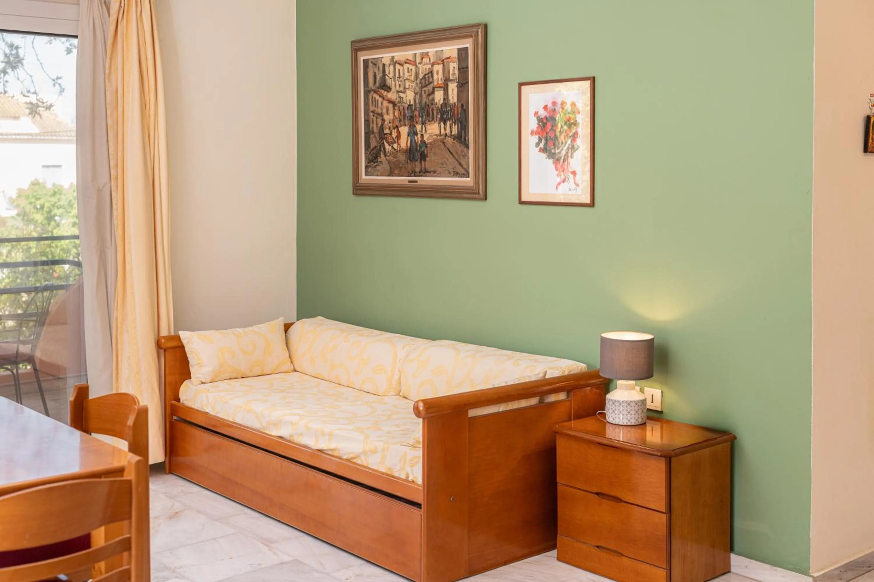 Bed in Odysseus Palace