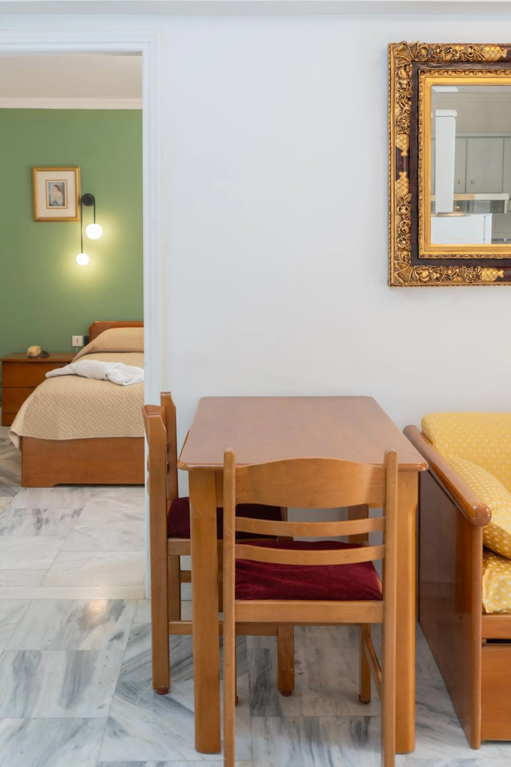 Bed in Odysseus Palace